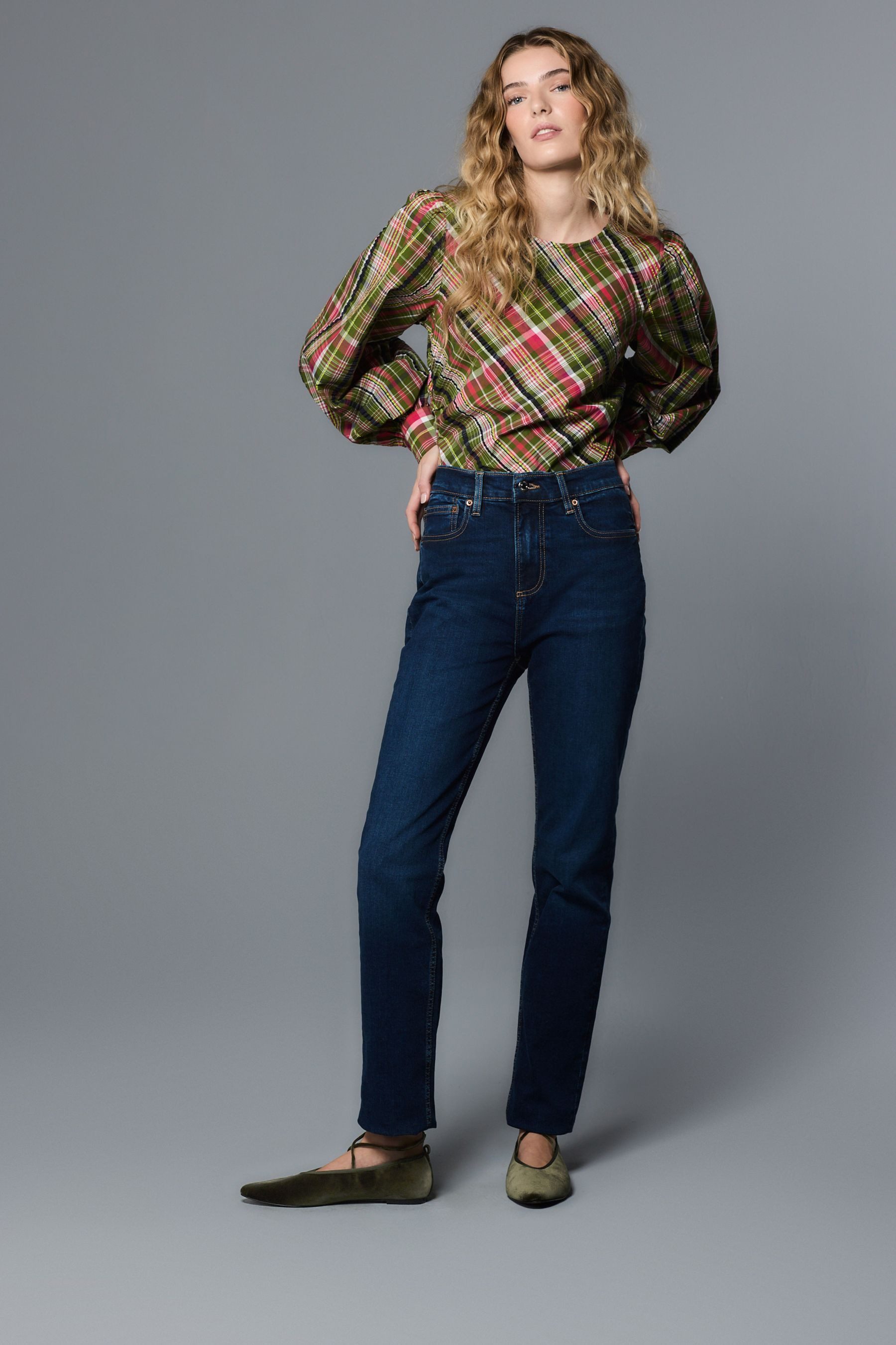 Next Slim-fit-Jeans Slim Fit Stretch-Jeans mit mittelhohem Bund (1-tlg)