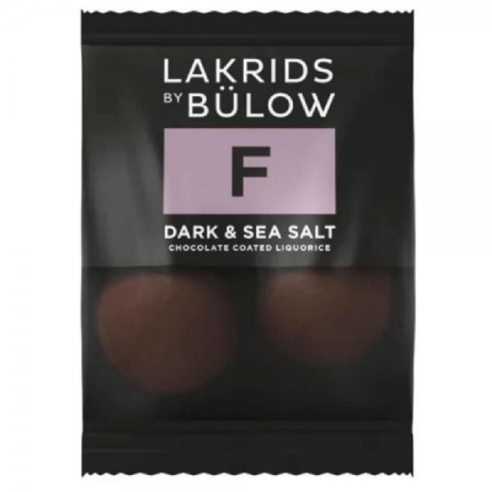 Lakrids by Bülow Süßigkeit Mini F Dark & Sea Salt (2 Stück)