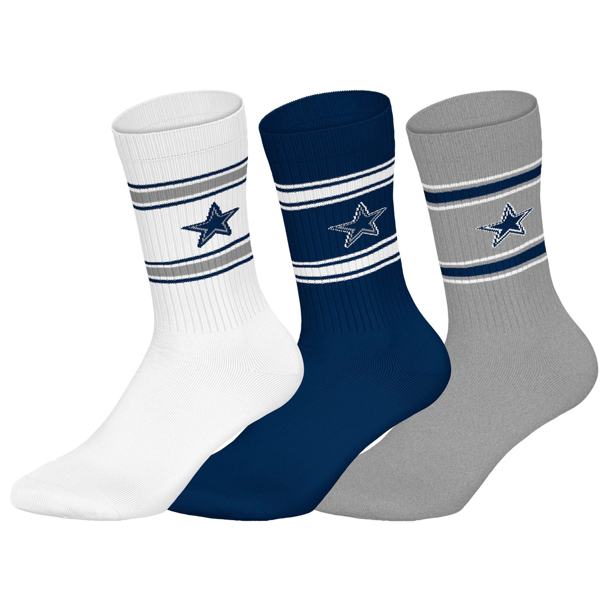 Kurzsocken Unisex Socken 3er Pack Baumwolle