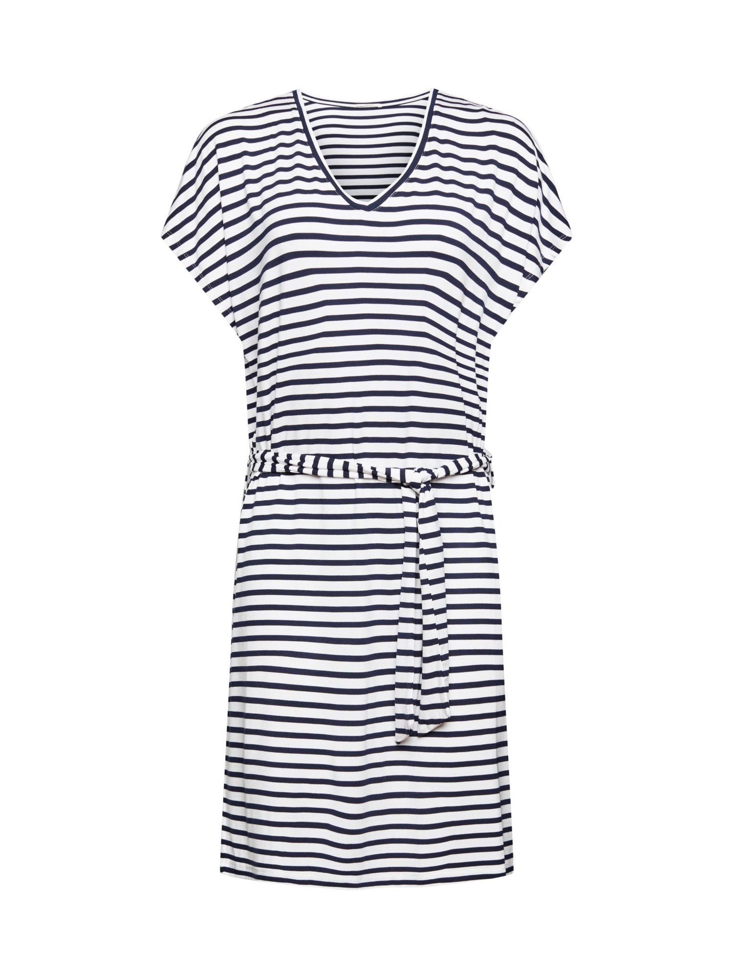 Esprit Strandkleid »Gestreiftes Jersey-Kleid aus LENZING™ ECOVERO™« online  kaufen | OTTO