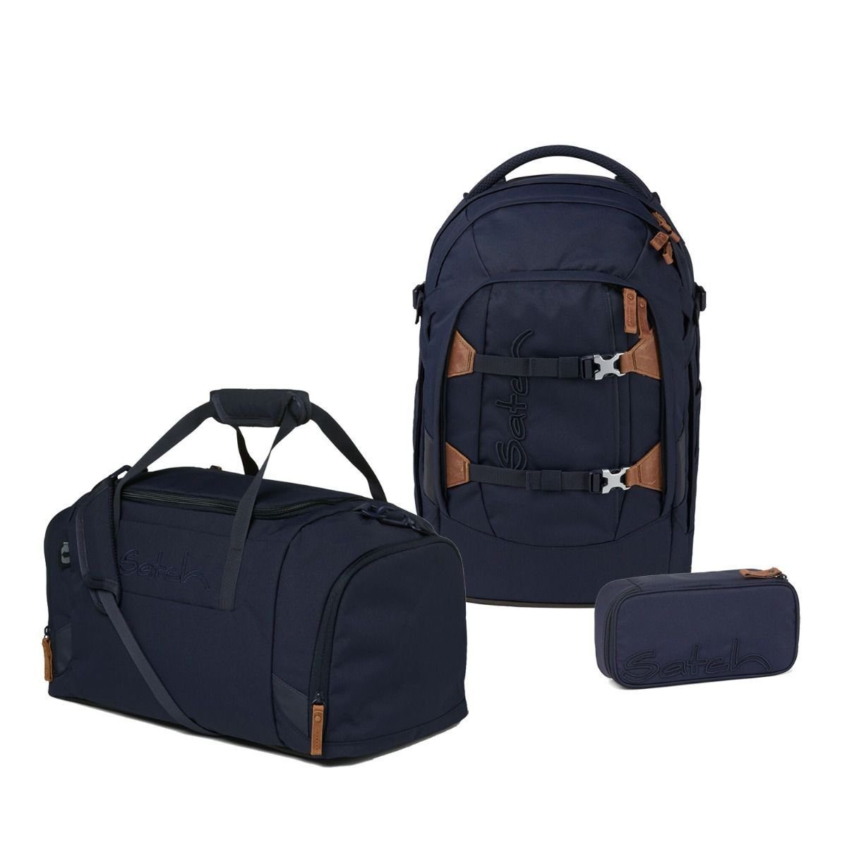 Satch Schulrucksack Pack (3tlg., inkl. Schlamperbox und Sporttasche)