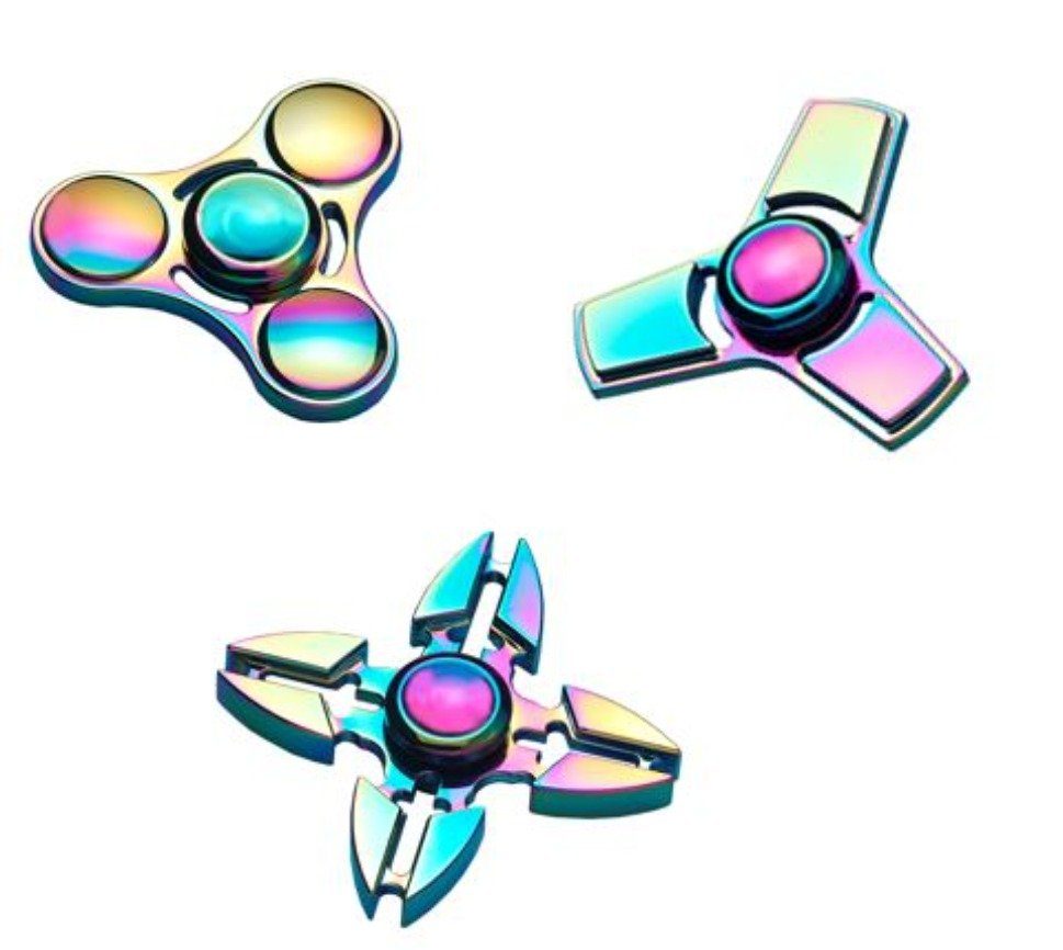 Fidget Spinner Finger Fidget Spinner Metall, Anti-Stress ADHS-Spielzeug, 3er Set