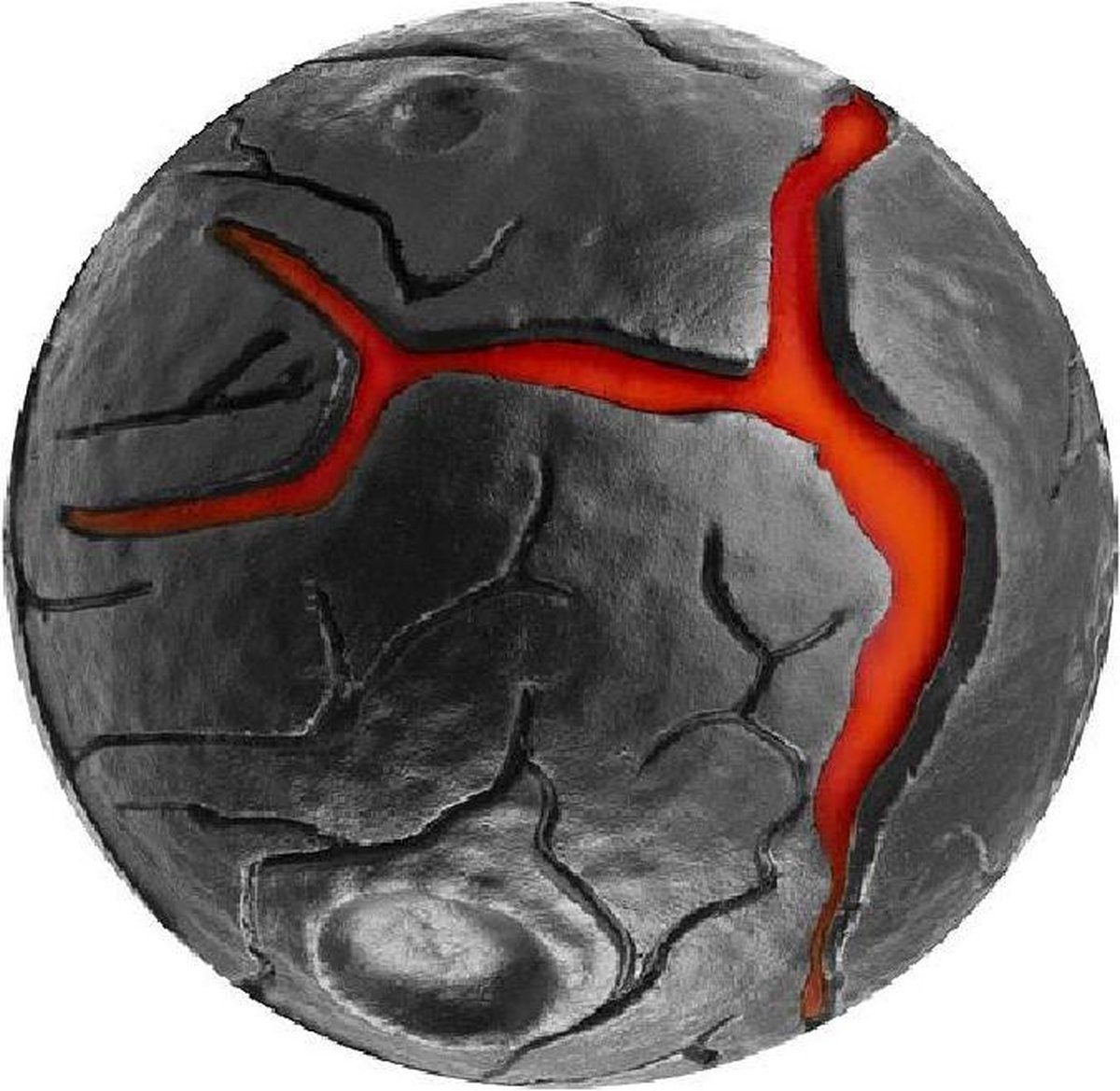 Waboba Spielball Lava 6,3 cm Schaum schwarz, 6,3 cm Durchmesser; Schaum; schwarze Oberfläche