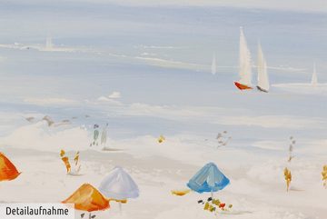 KUNSTLOFT Gemälde »Brise der Nordseeluft«, handgemaltes Bild auf Leinwand