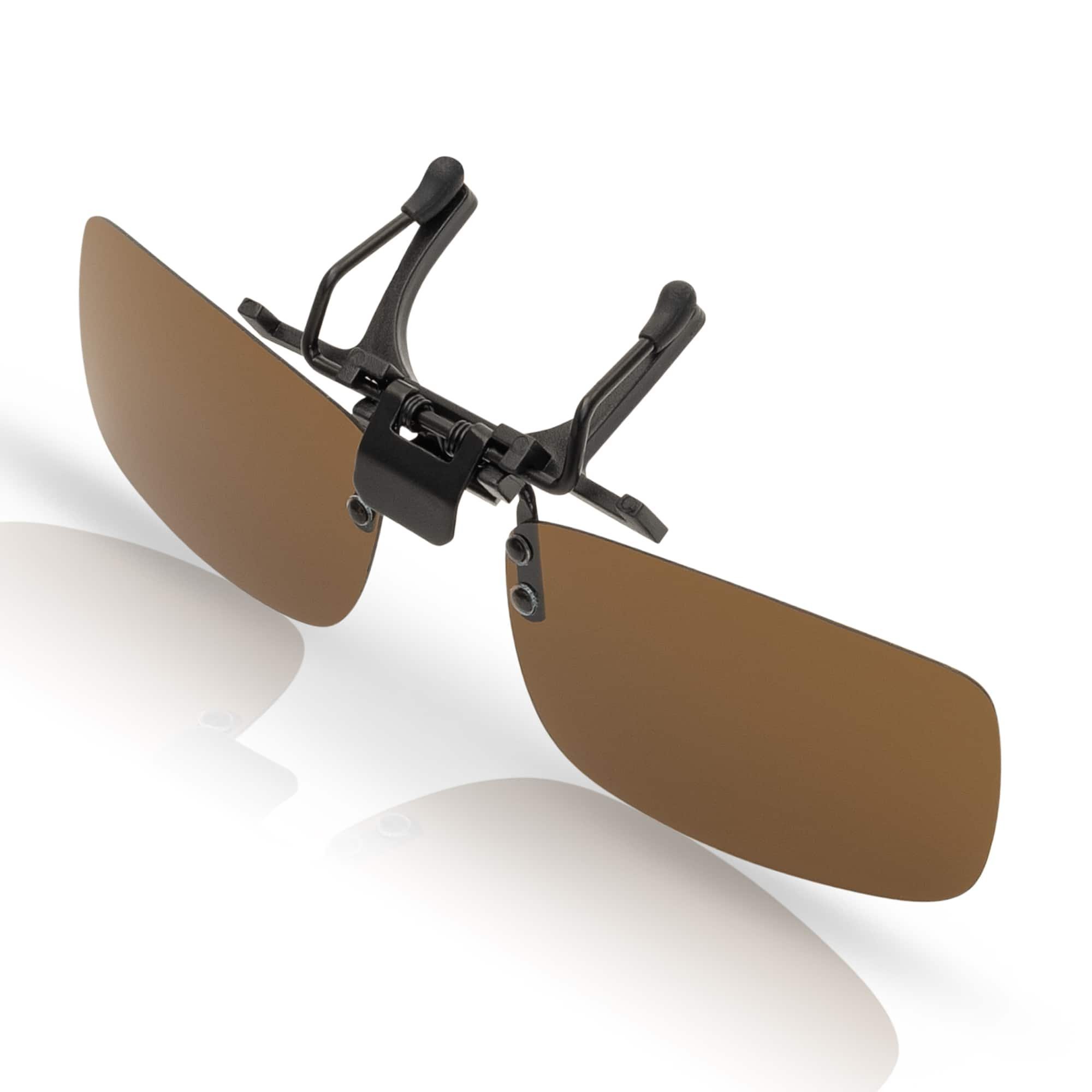 BEZLIT Eyewear Sonnenbrille Brillen Aufsatz Polarisiert Clip On (1-St) mit polarisierten Linsen Braun