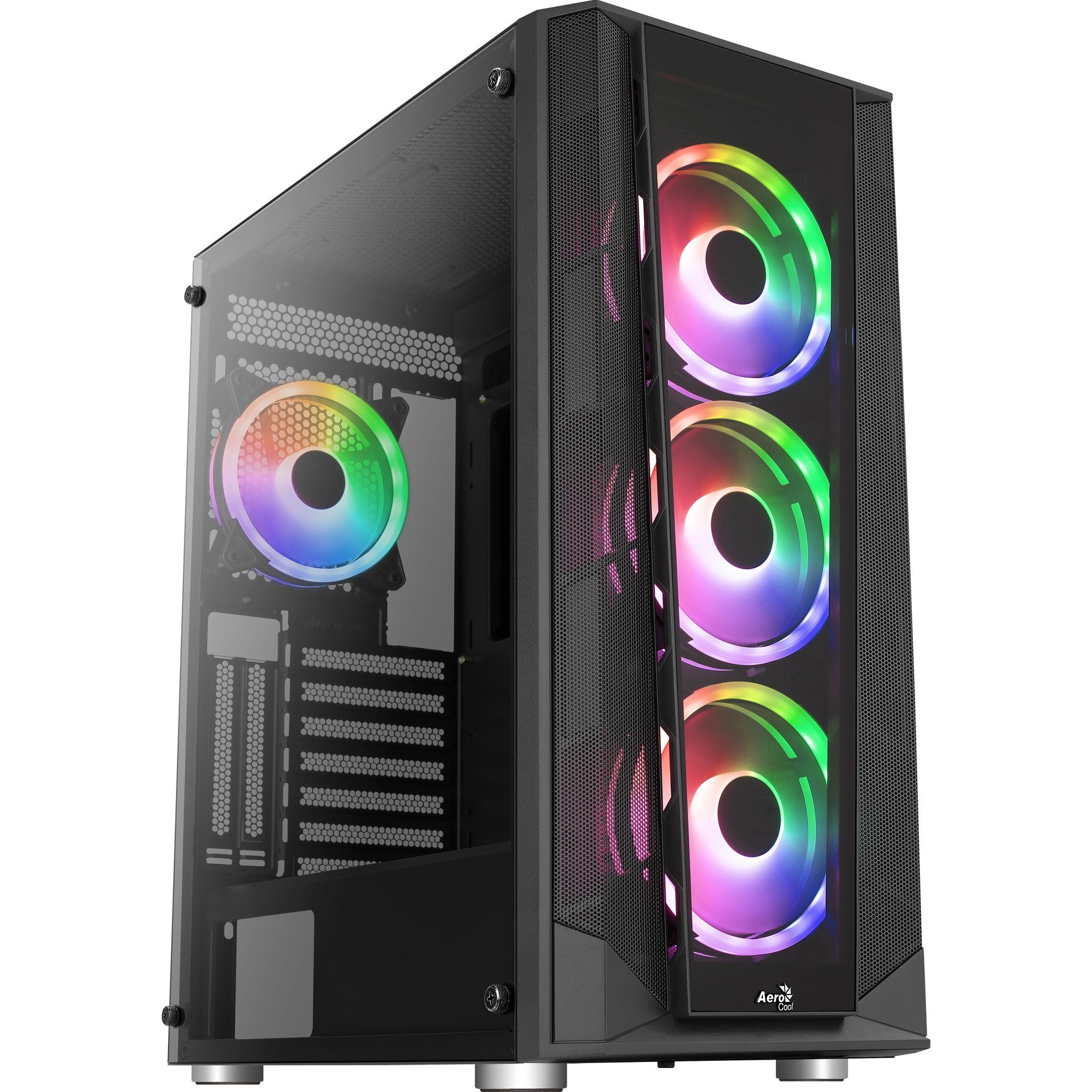 Aerocool PC-Gehäuse Aerocool Prism ARGB, Tower-Gehäuse, (Tempered