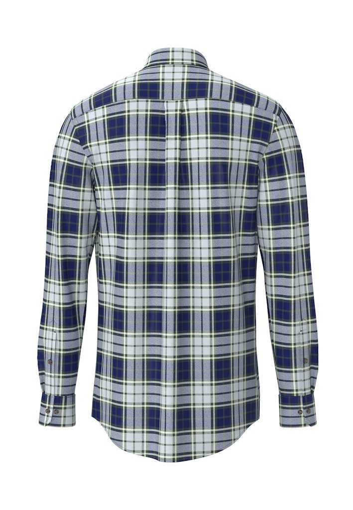 FYNCH-HATTON Businesshemd Fynch-Hatton / He.Hemd langarm / Brushed Twill Check, B.D., 1/1