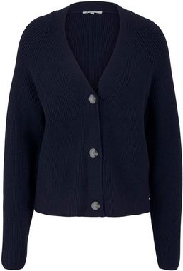 TOM TAILOR Denim Cardigan mit Grobstrick-Struktur