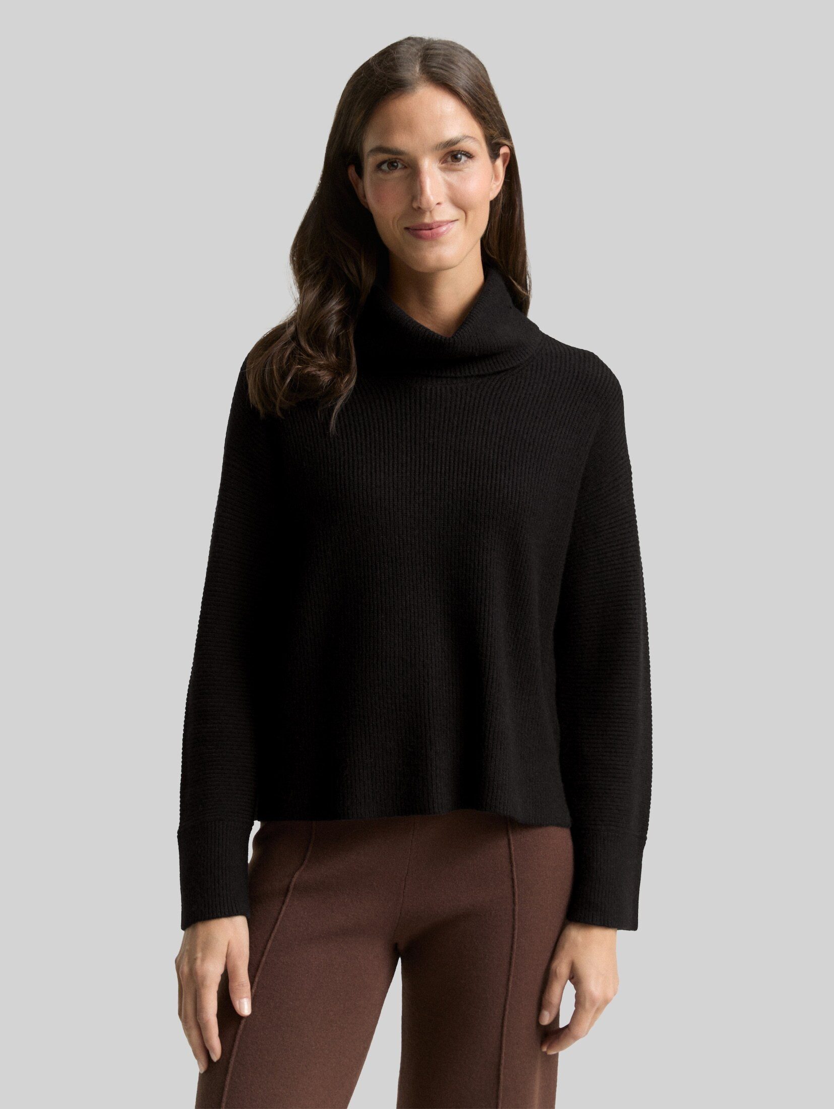TOM TAILOR Strickpullover Pullover & Strickjacken Oversize Rollkragenpullover