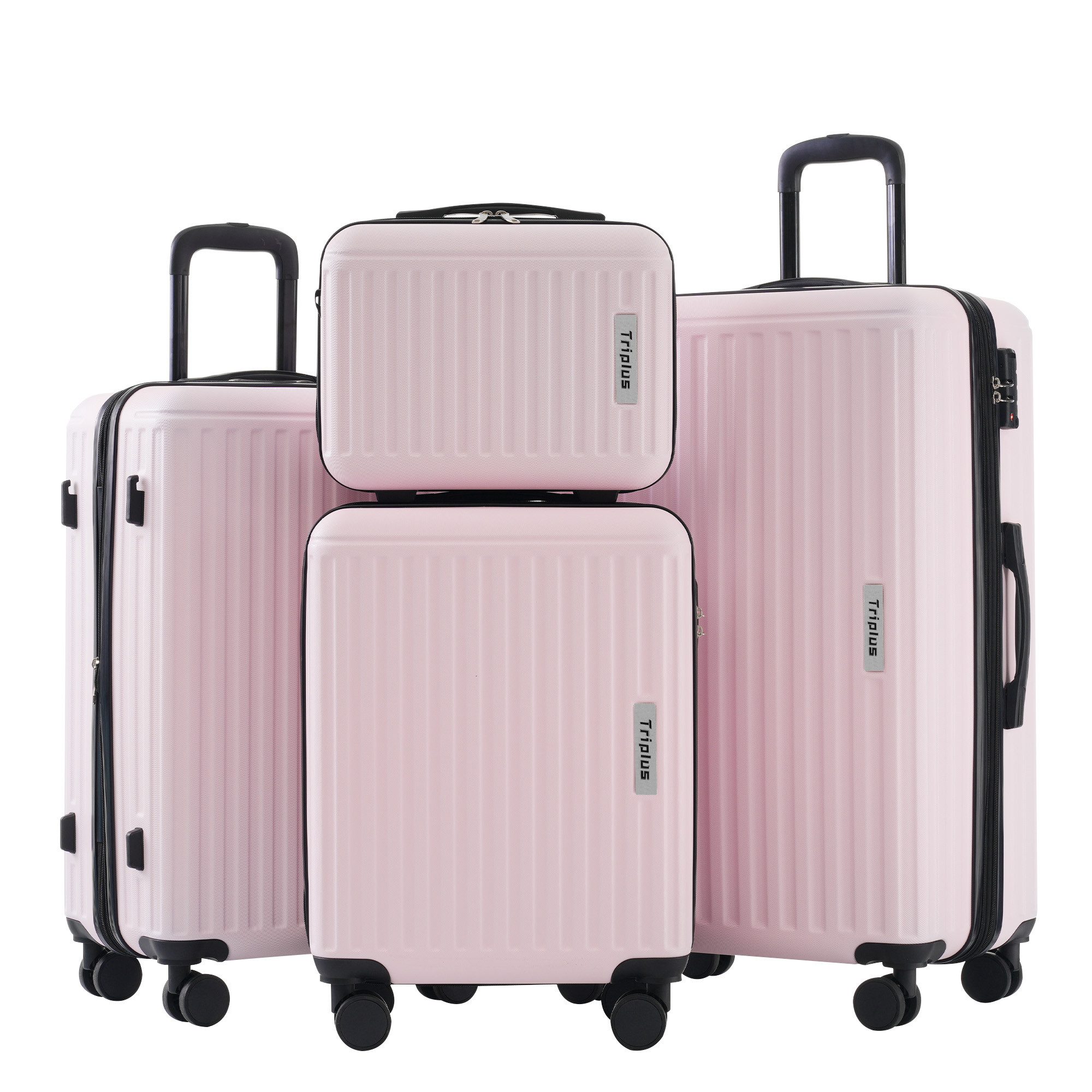 Gotagee Kofferset Gepäck mit Kosmetiktasche Hartschalen-Koffer Rollkoffer Reisekoffer