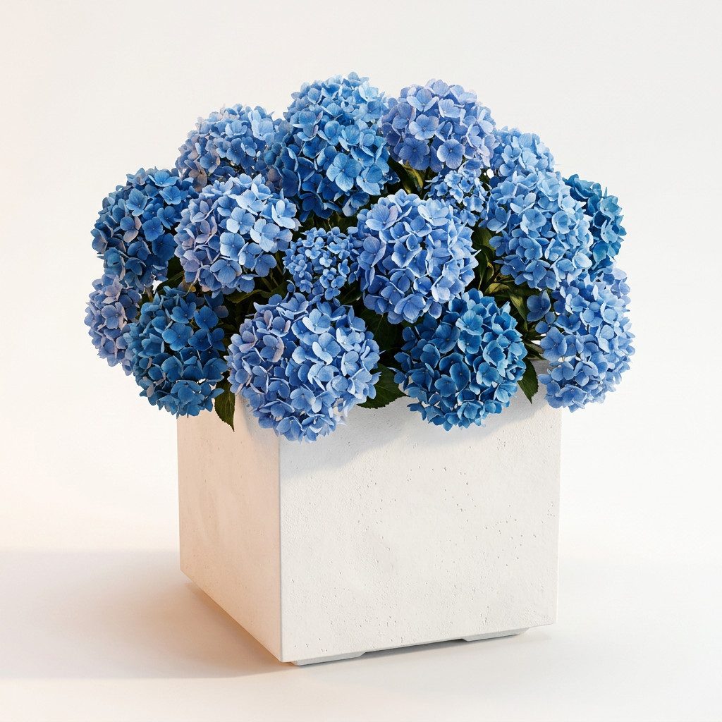 ONDIS24 Pflanzkübel Caro Beton Optik Blumenkübel mit Rollen aus Kunststoff 100% Recycled, frostsicher und UV-beständig