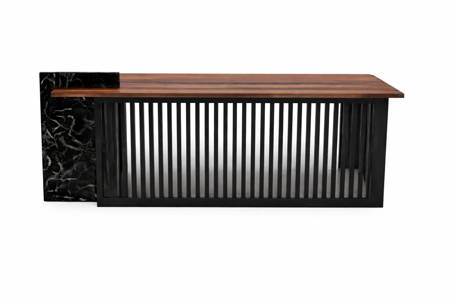 JVmoebel Schreibtisch Eleanter Chefschreibtisch Farbe Schwarz Modernes Design Holzrahmen