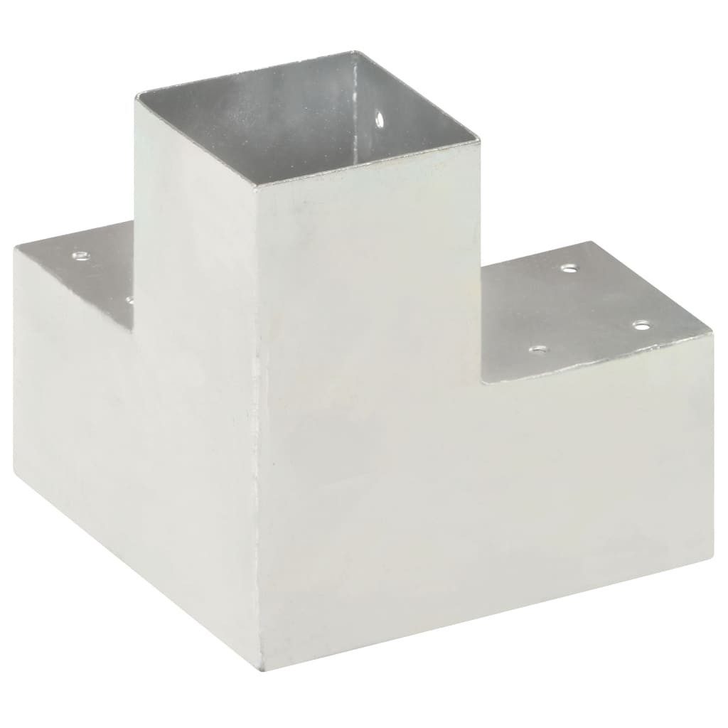 vidaXL Zaunpfosten Pfostenverbinder Y-Form Verzinktes Metall 91 x 91 mm, (1-St)