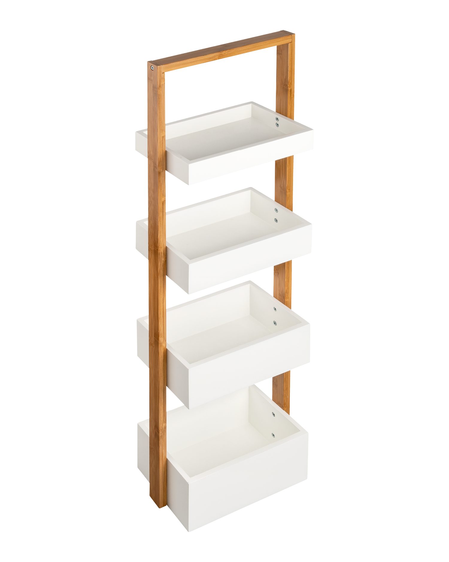 shelfmade Küchenregal Schmales Badregal Standregal Küchenregal mit 4 weißen günstig online kaufen