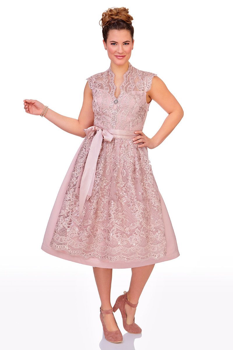 Dirndl Midi Dirndl 2tlg. - ELVIA - altrosa