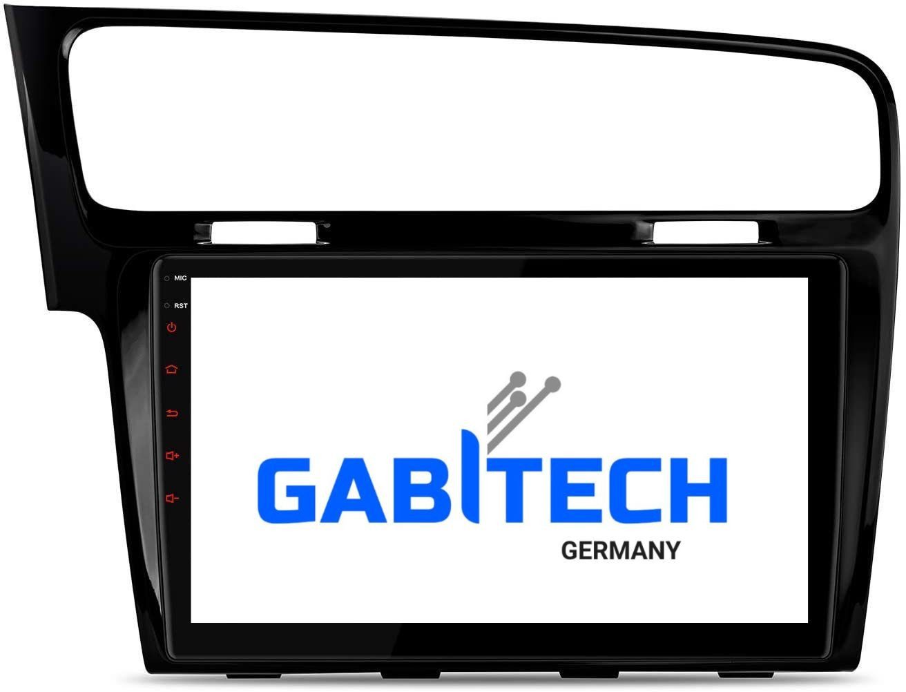 GABITECH 10 Zoll Android 13 Autoradio GPS Navi für VW Golf 7 Autoradio (FM, AM, RDS, FM/AM Tuner inkl. RDS, Drahtloses Apple Carplay und Android Auto)