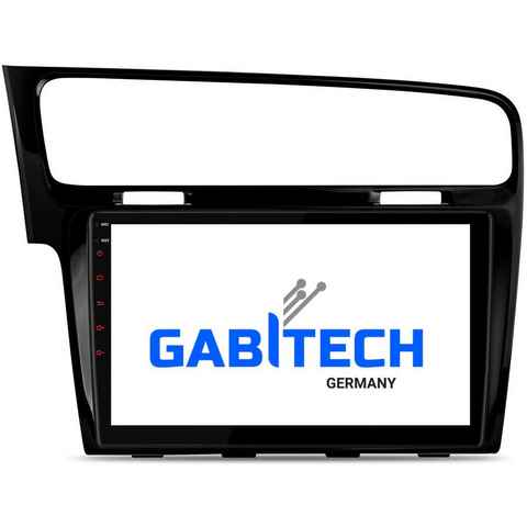GABITECH 10 Zoll Android 13 Autoradio Navi für VW Golf 7 2013-2017 Autoradio (Drahtloses Carplay & AndroidAuto,3D Navi, 4GB RAM; 64GB ROM,WiFi,DAB)