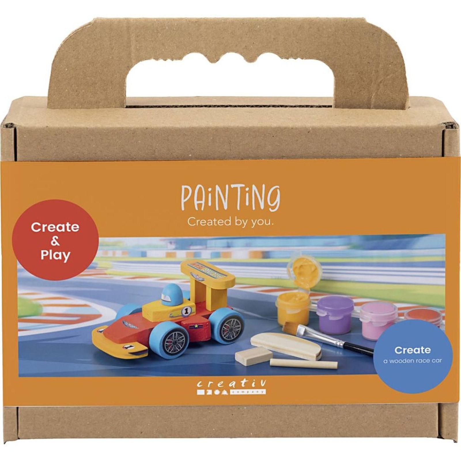 creativ company Kreativset Creativity in a Box, (1-tlg), Rennwagen