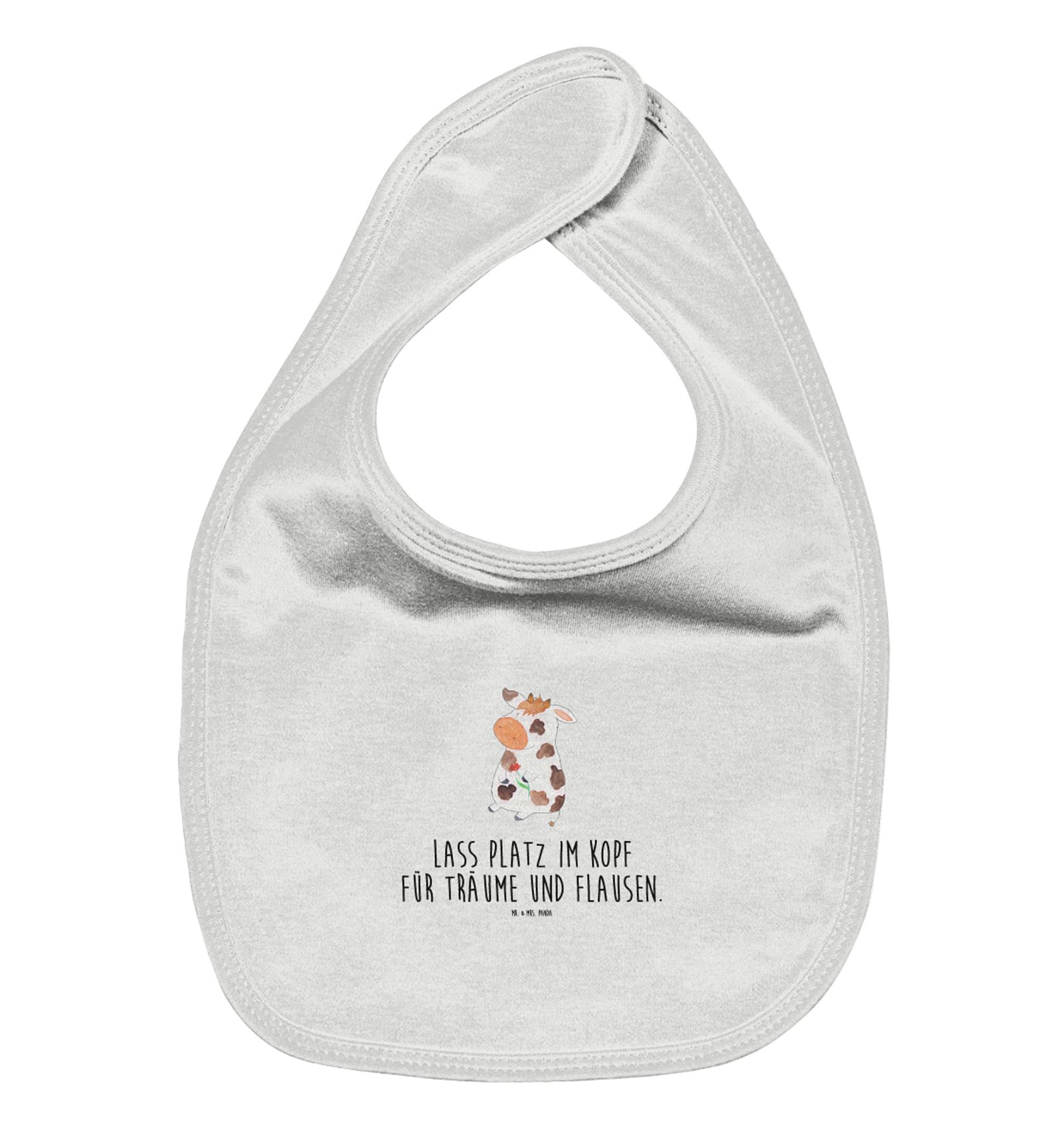 Tragetuch Kuh - Weiß - Geschenk, Geschenkidee für Babyparty, Landwirt, Klettlät