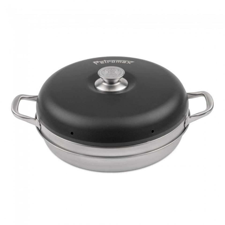 Petromax Campingbackofen Camping Backofen, mobiler Outdoor-Ofen für Camping & Van, Edelstahl