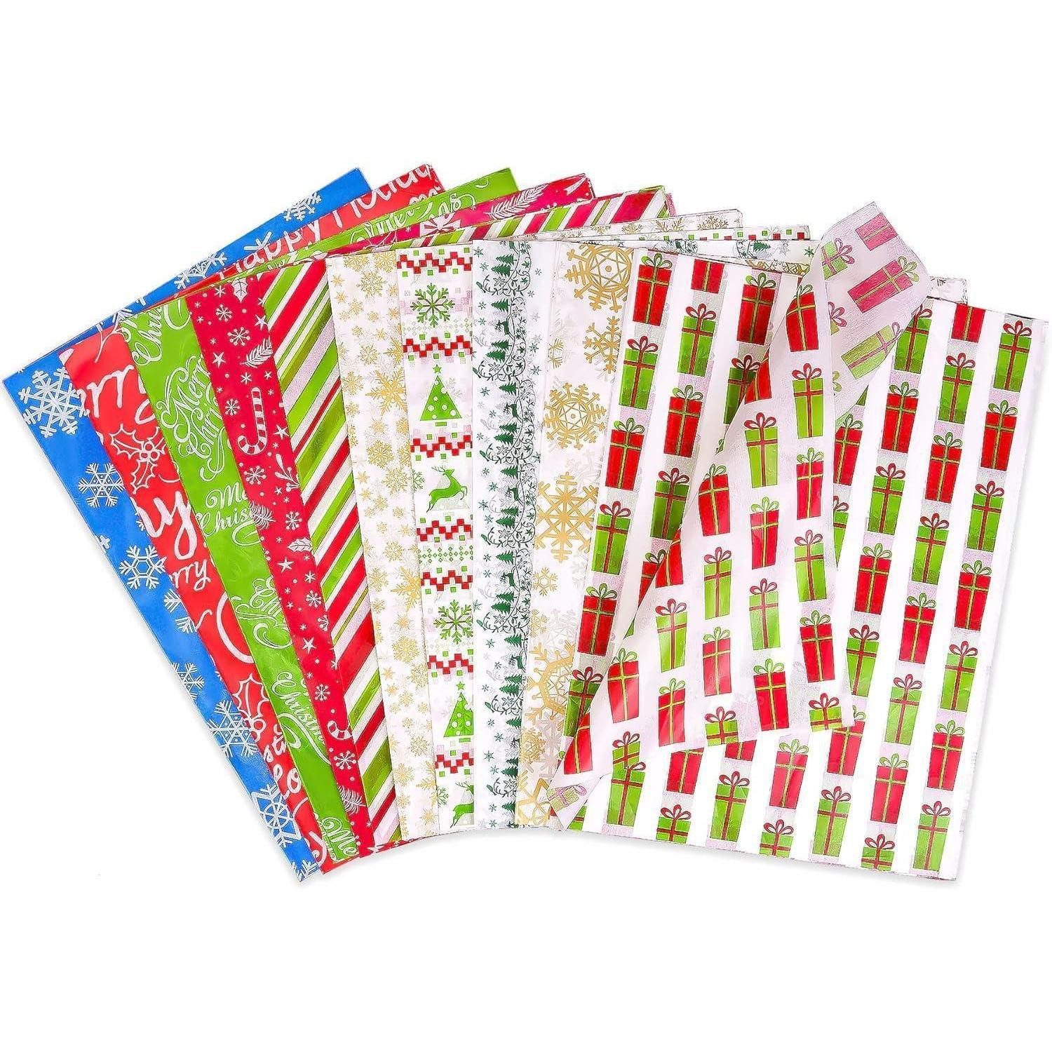 LuxusKollektion Seidenpapier Seidenpapier Schneeflockenmuster Geschenktüten Weih