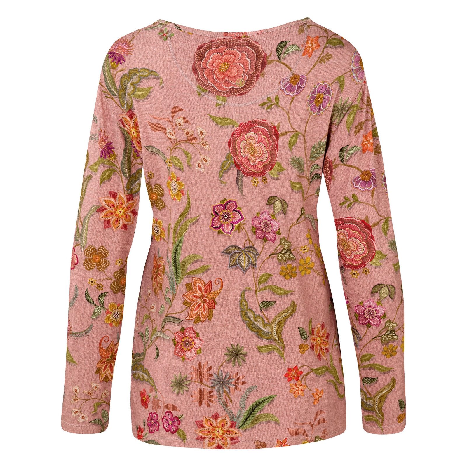 PiP Studio Langarmshirt Trice Long Sleeve Top Flower mit floralem Muster günstig online kaufen