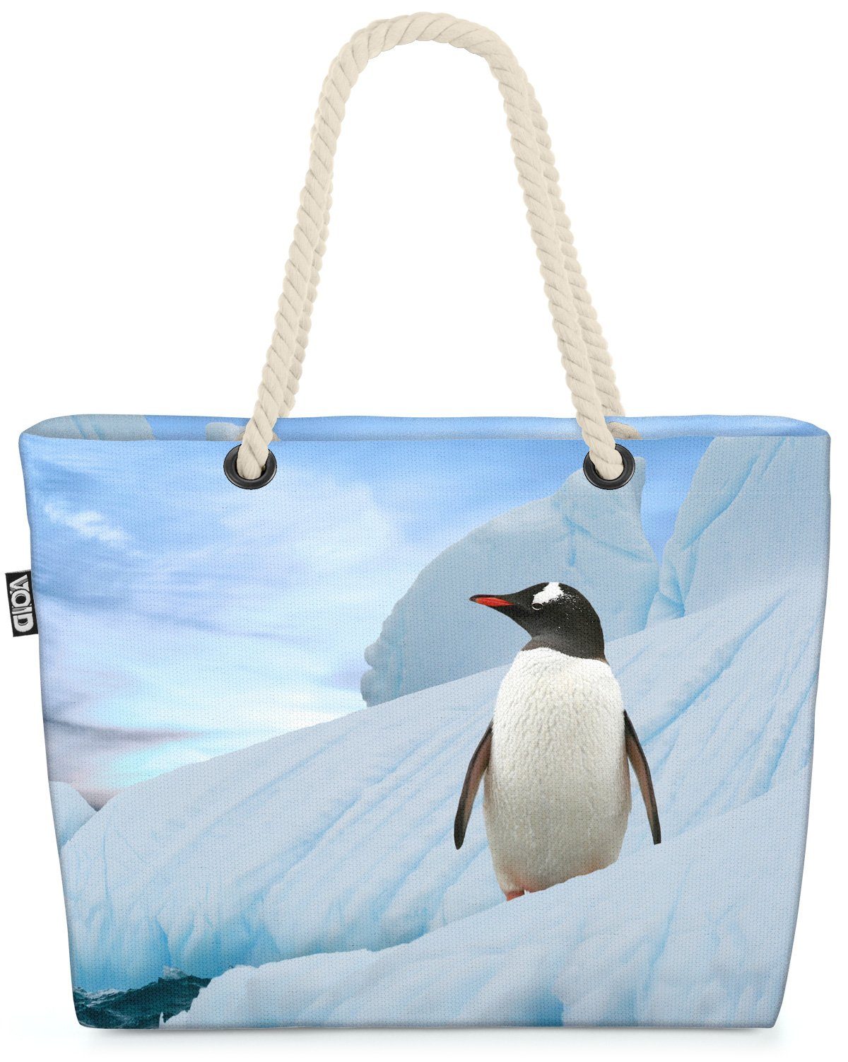 südpol australien Pinguin Strandtasche (1-tlg), eisberg VOID pinguin Eis Eisscholle Antarktis po