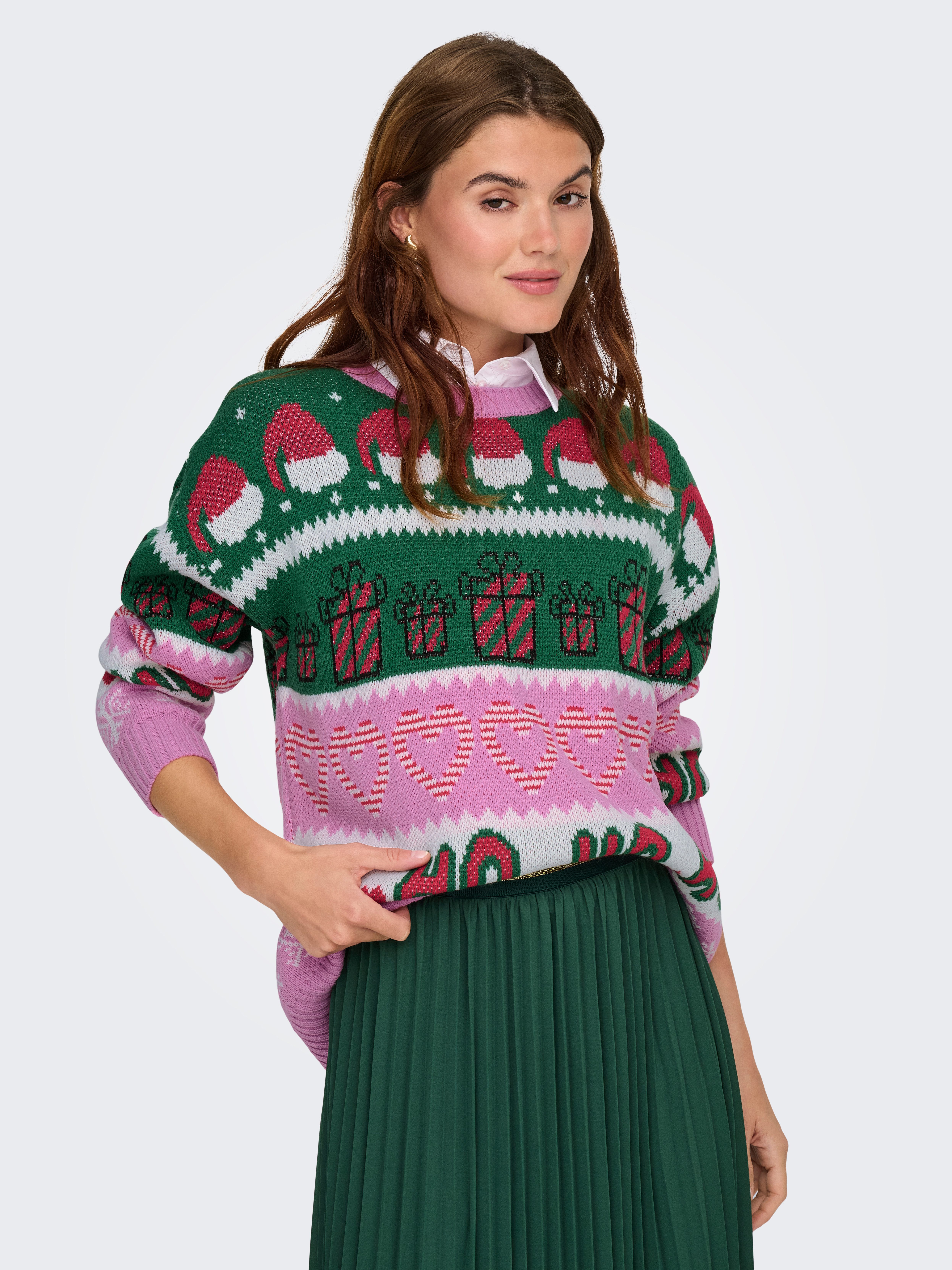 ONLY Weihnachtspullover ONLXMAS HOHO LS PULLOVER KNT günstig online kaufen