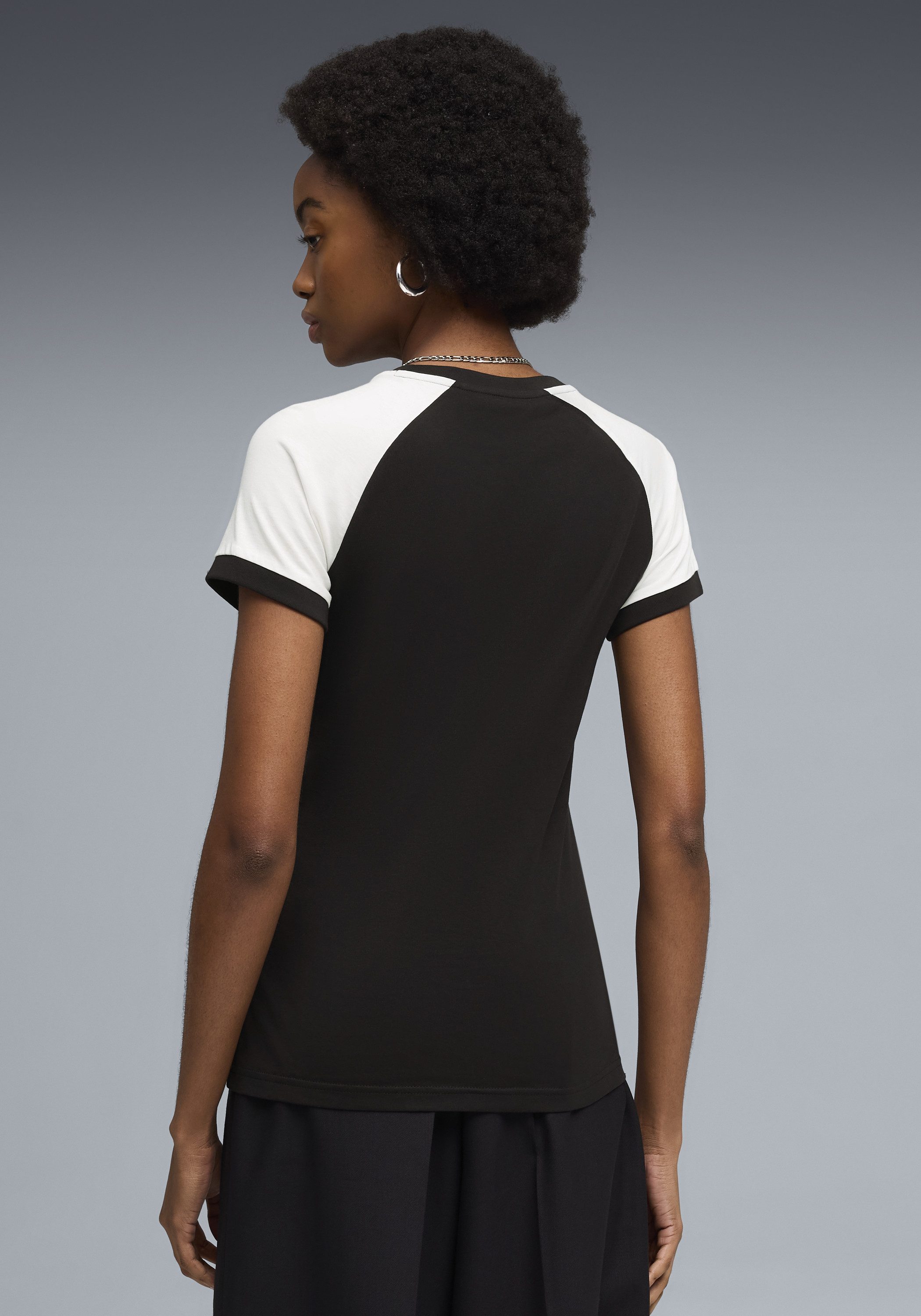 PUMA T-Shirt SPORT RINGERTEE Slim Fit Passform, Kurzarm, Rundhalsausschnitt