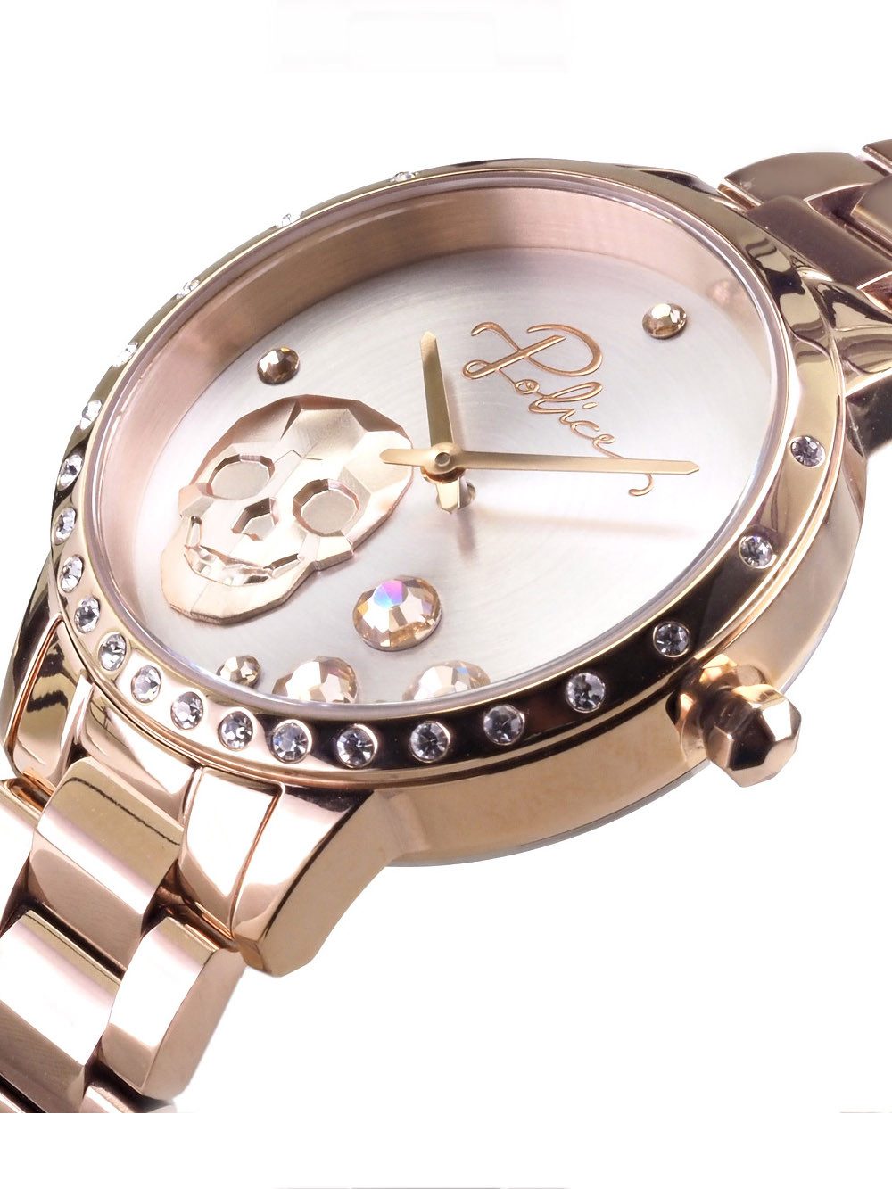 Police Quarzuhr PL16071MSR-04M Damen Uhr 36 mm Ø