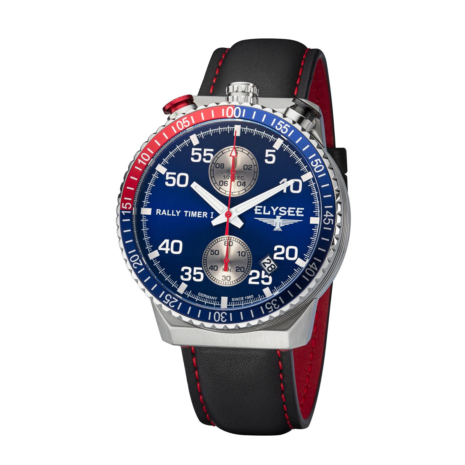 Quarzuhr RALLY TIMER I Herrenuhr 44mm Chronograph Quarz