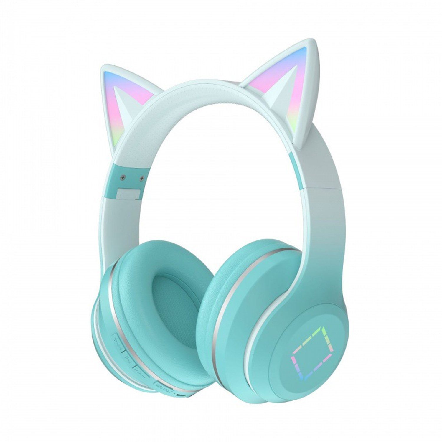 Diida Bluetooth-Headset, wettbewerbsfähiges Gaming-Headset LED Licht, Kinder -Kopfhörer (Over-Ear, Noise-Cancelling)