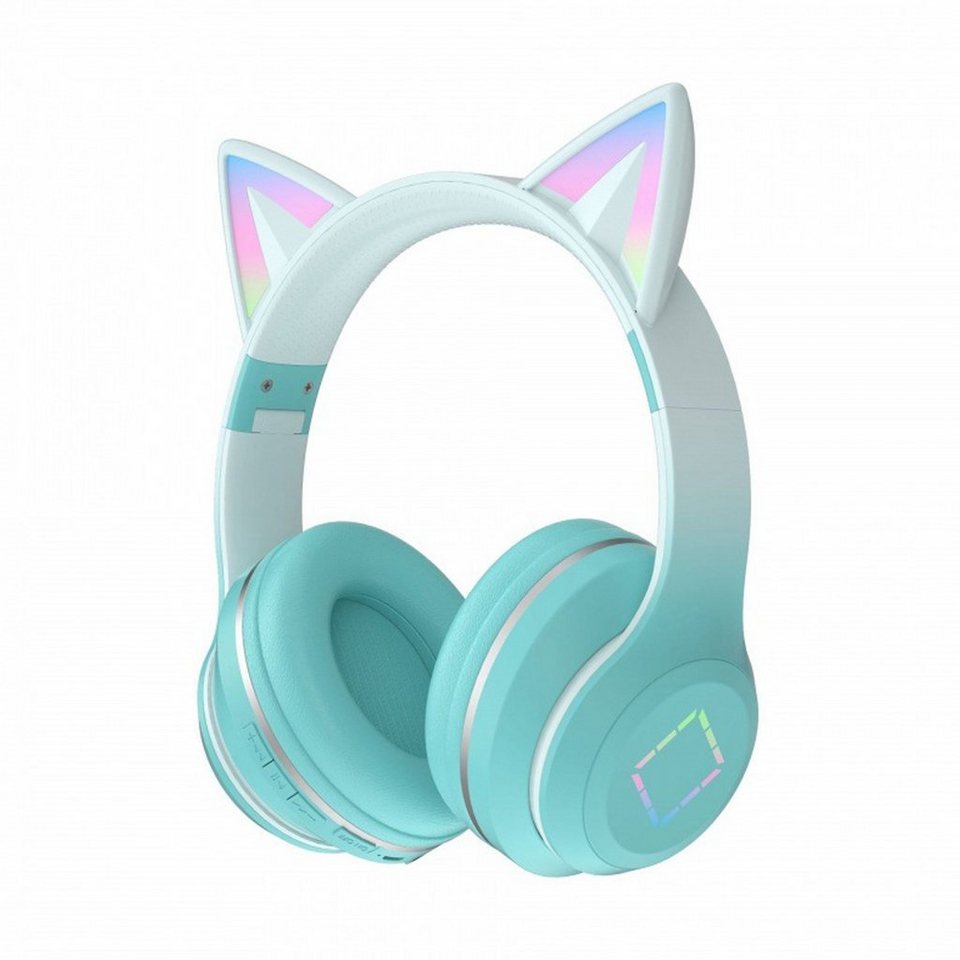 Diida Bluetooth-Headset, wettbewerbsfähiges Gaming-Headset LED Licht, Kinder -Kopfhörer (Over-Ear, Noise-Cancelling)