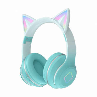 Diida Bluetooth-Headset, wettbewerbsfähiges Gaming-Headset LED Licht, Kinder-Kopfhörer (Over-Ear, Noise-Cancelling)