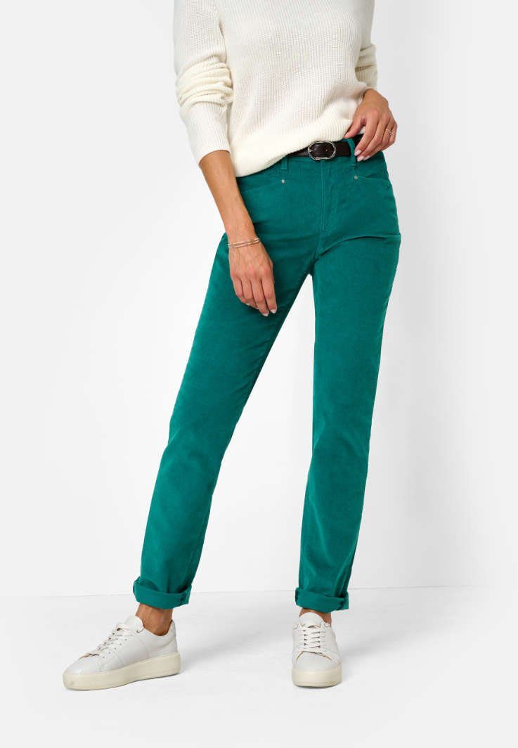 Brax 5-Pocket-Hose Style MARY dunkelgrün