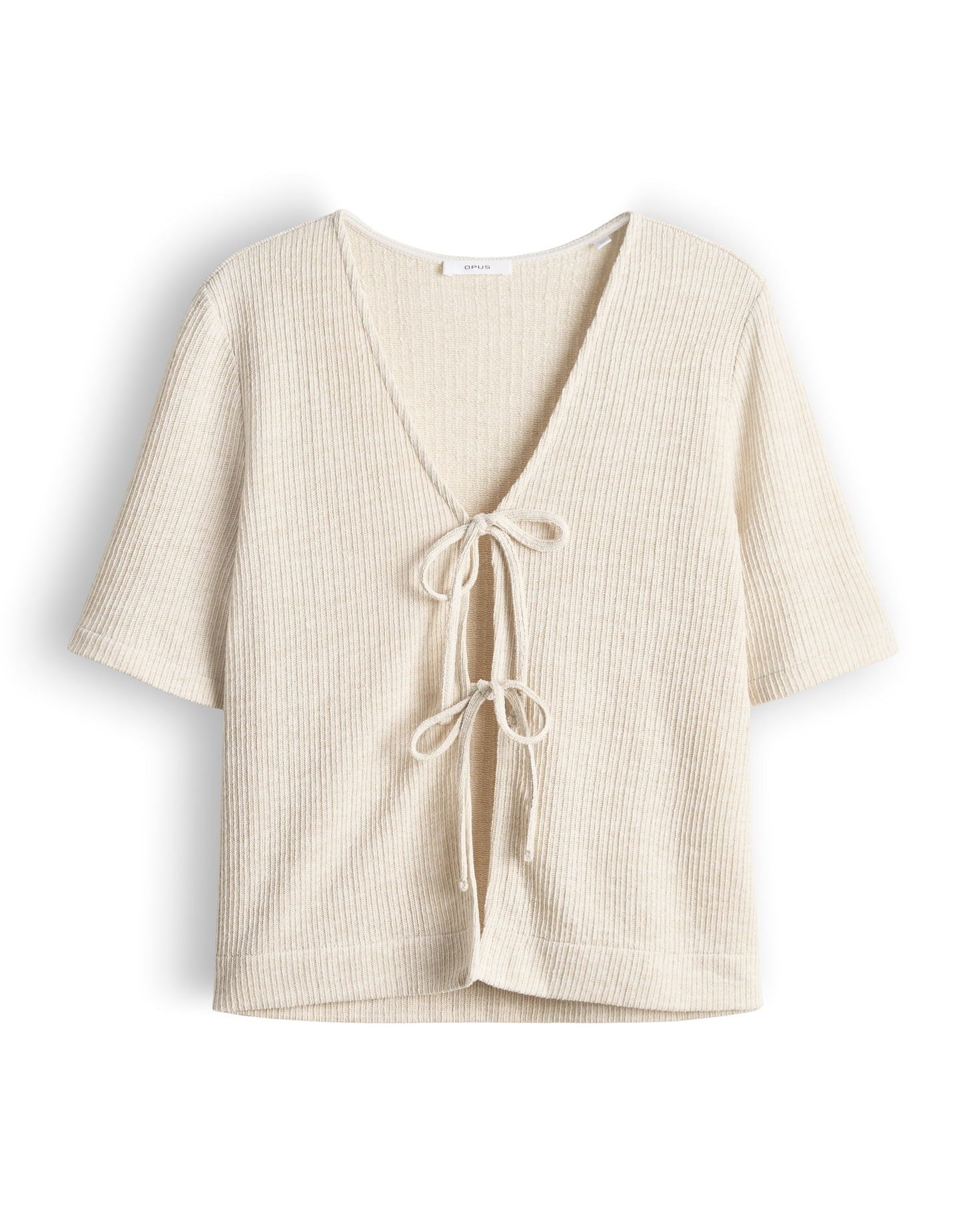 OPUS Shirttop SUDONNA Regular mit dekorativer Schnürung