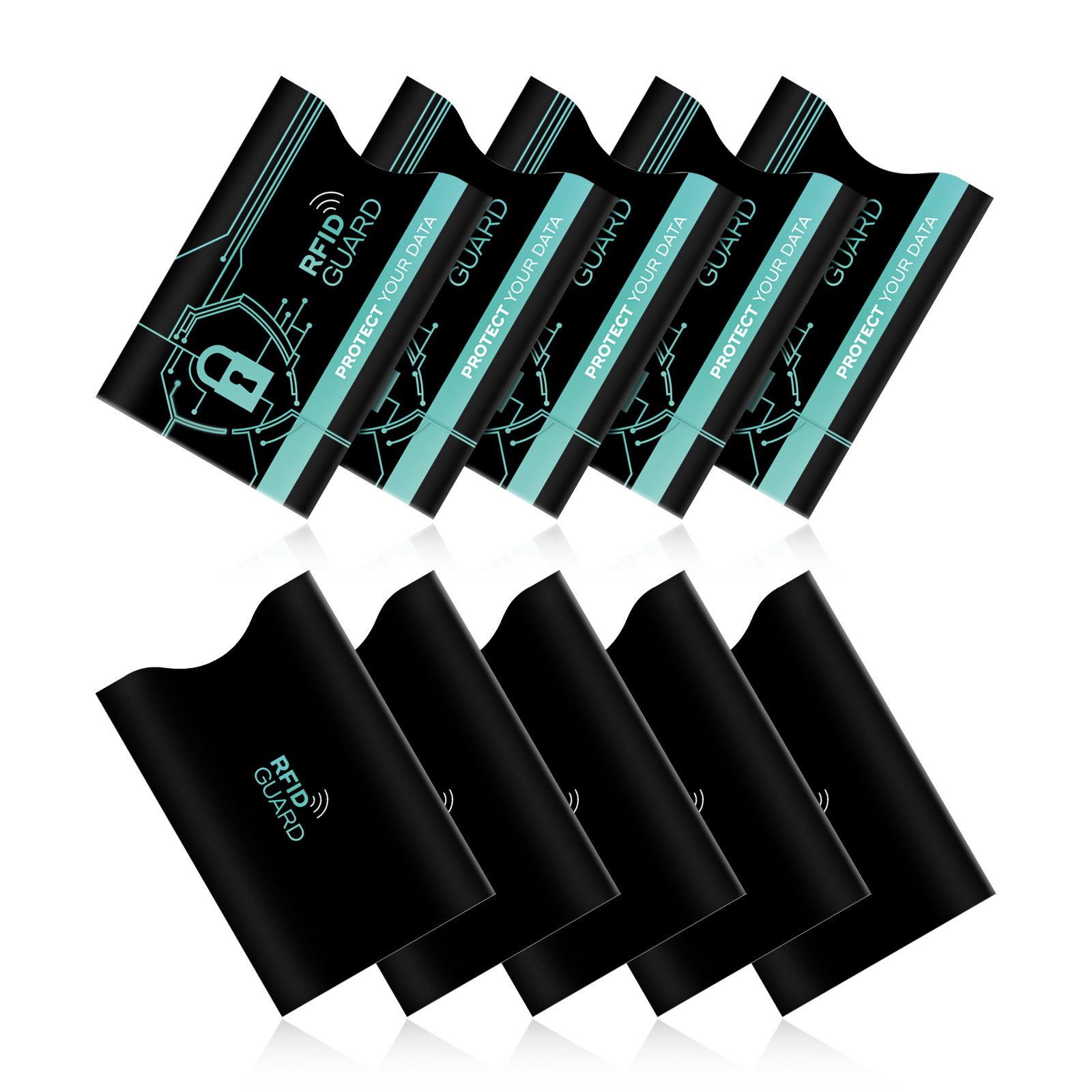 Tec-Expert Geldbörse RFID GUARD 10x NFC Scan Blocker Schutz Hülle Set Karte günstig online kaufen