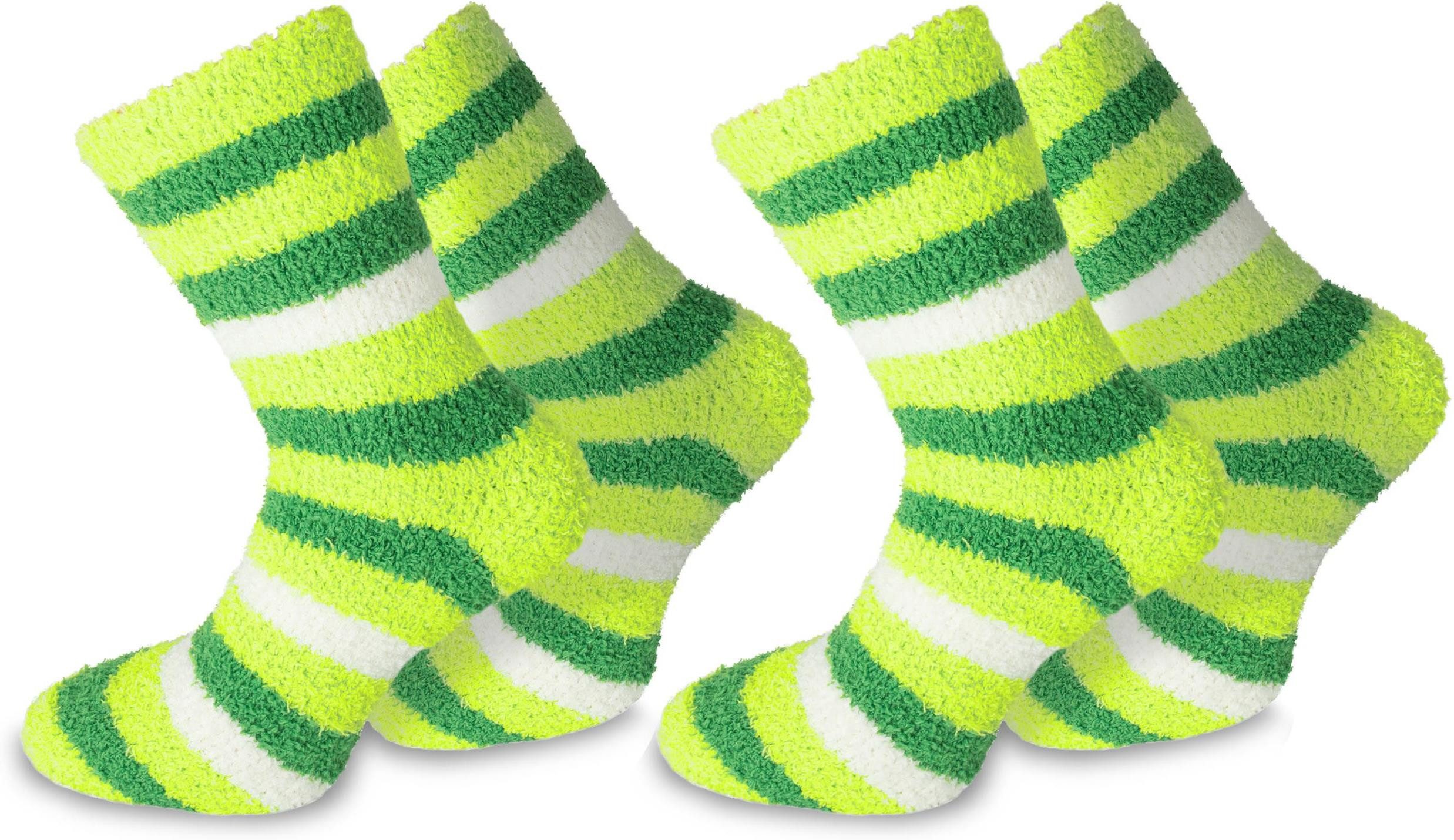 normani Kuschelsocken 2 Paar Kuschel-Socken Ringel (Set, 2 Paar) weicher Gu günstig online kaufen