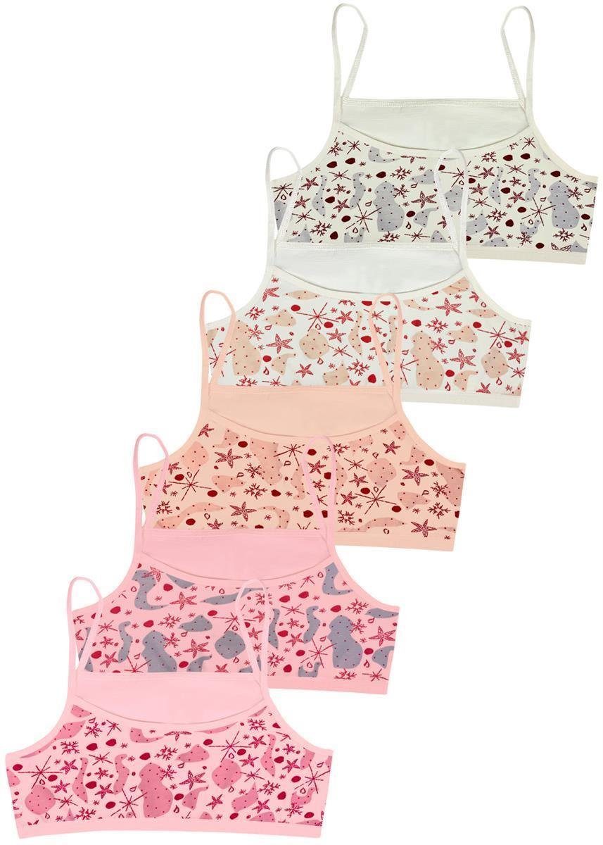 Bustier 5er Set Mädchen Bustier BH - Mix - Bunt