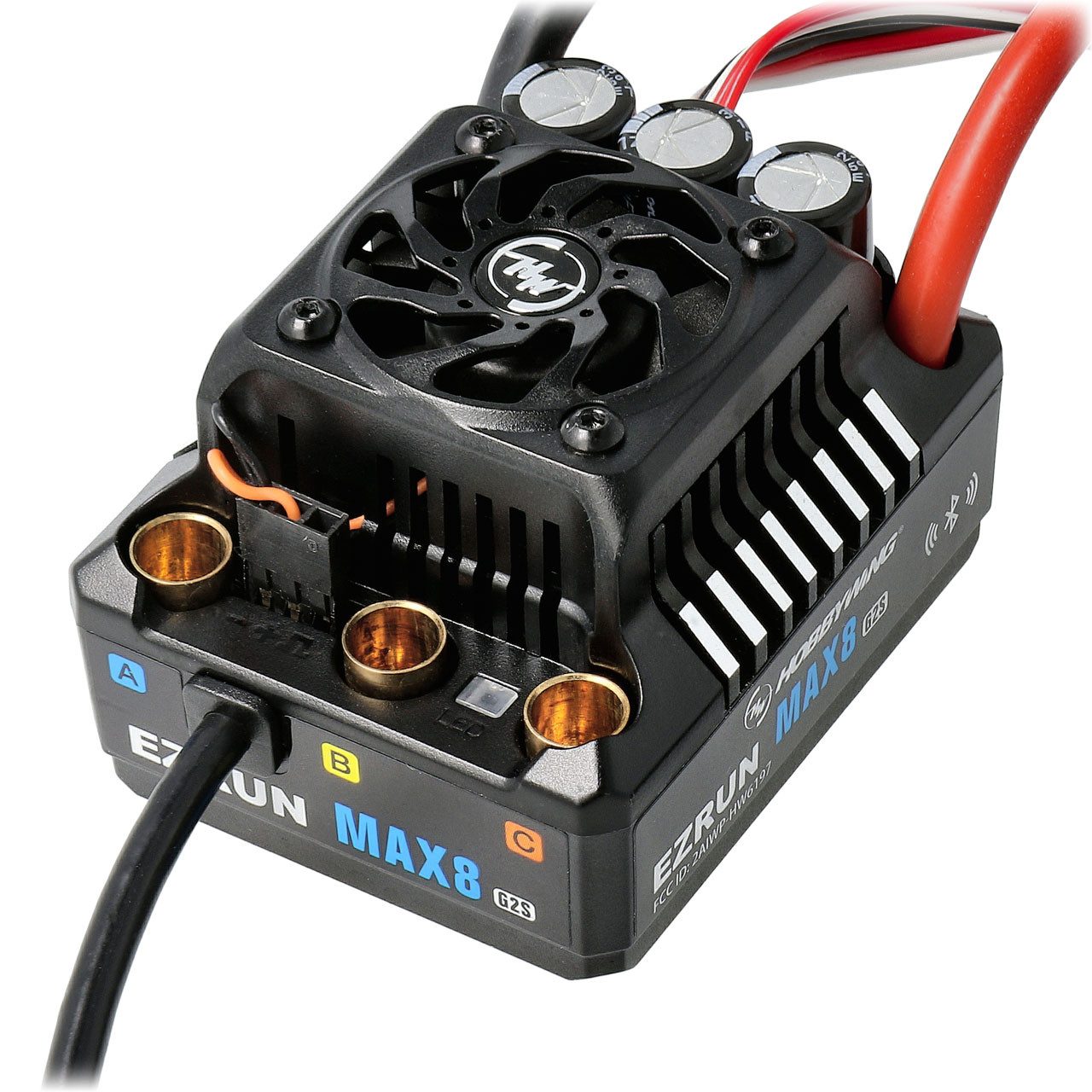 Modellbausatz Hobbywing Ezrun MAX8 G2S Regler 160 Amp, 3-6s LiPo, BEC 6A HW-30103205