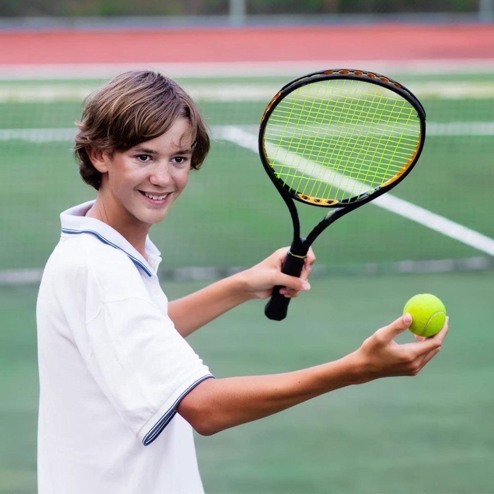 Jormftte Tennisball Übungsbälle Hundespielzeug gelb2 Bälle