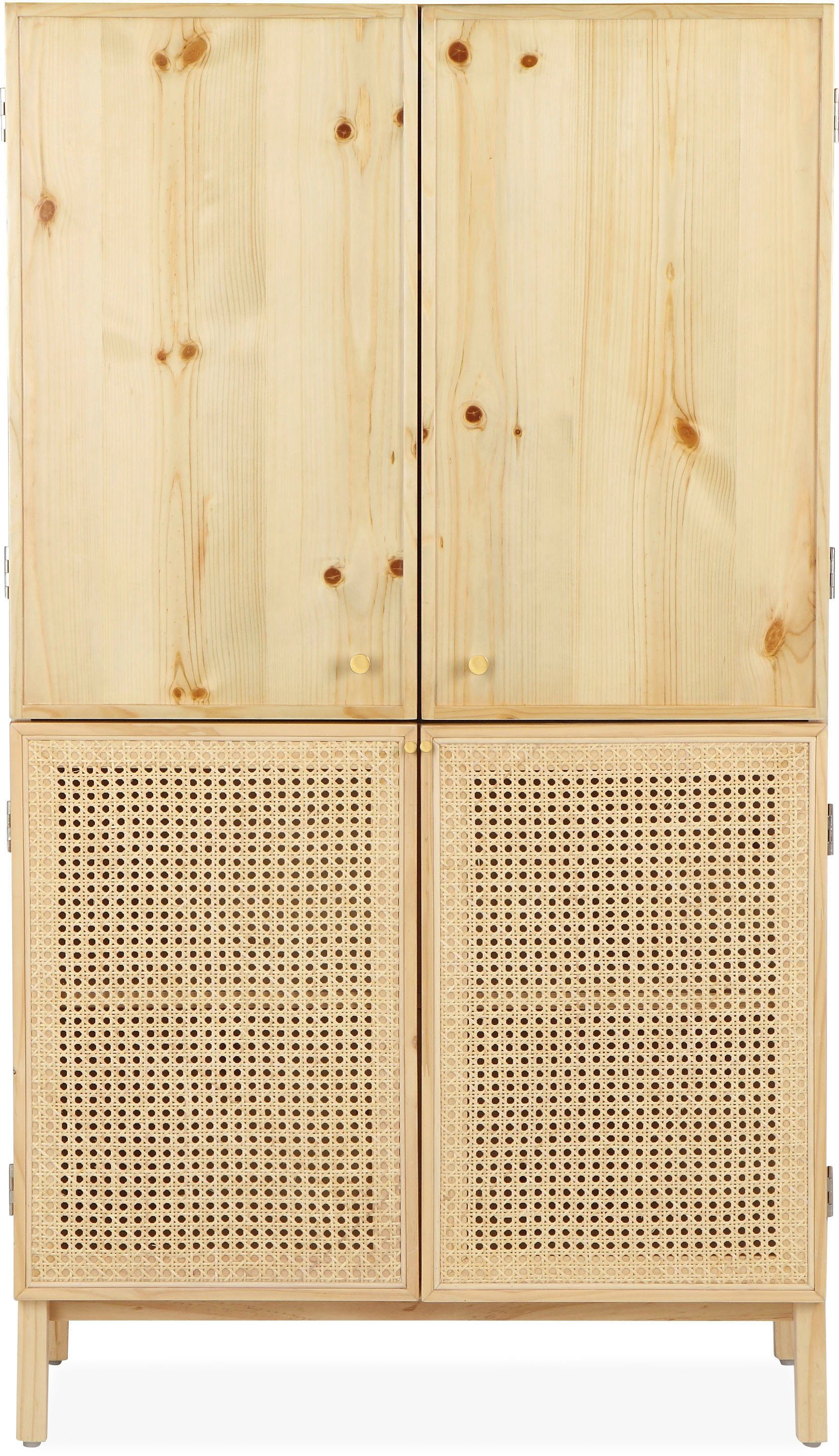 andas Highboard Gatwick, ausziehbare Schreibtischplatte, Massivholz, Design  by Morten Georgsen | Regale