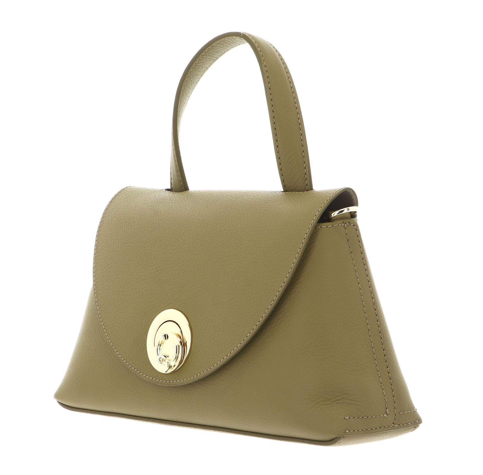 COCCINELLE Umhängetasche Handbag Double Grainy Leather, aus echtem Leder