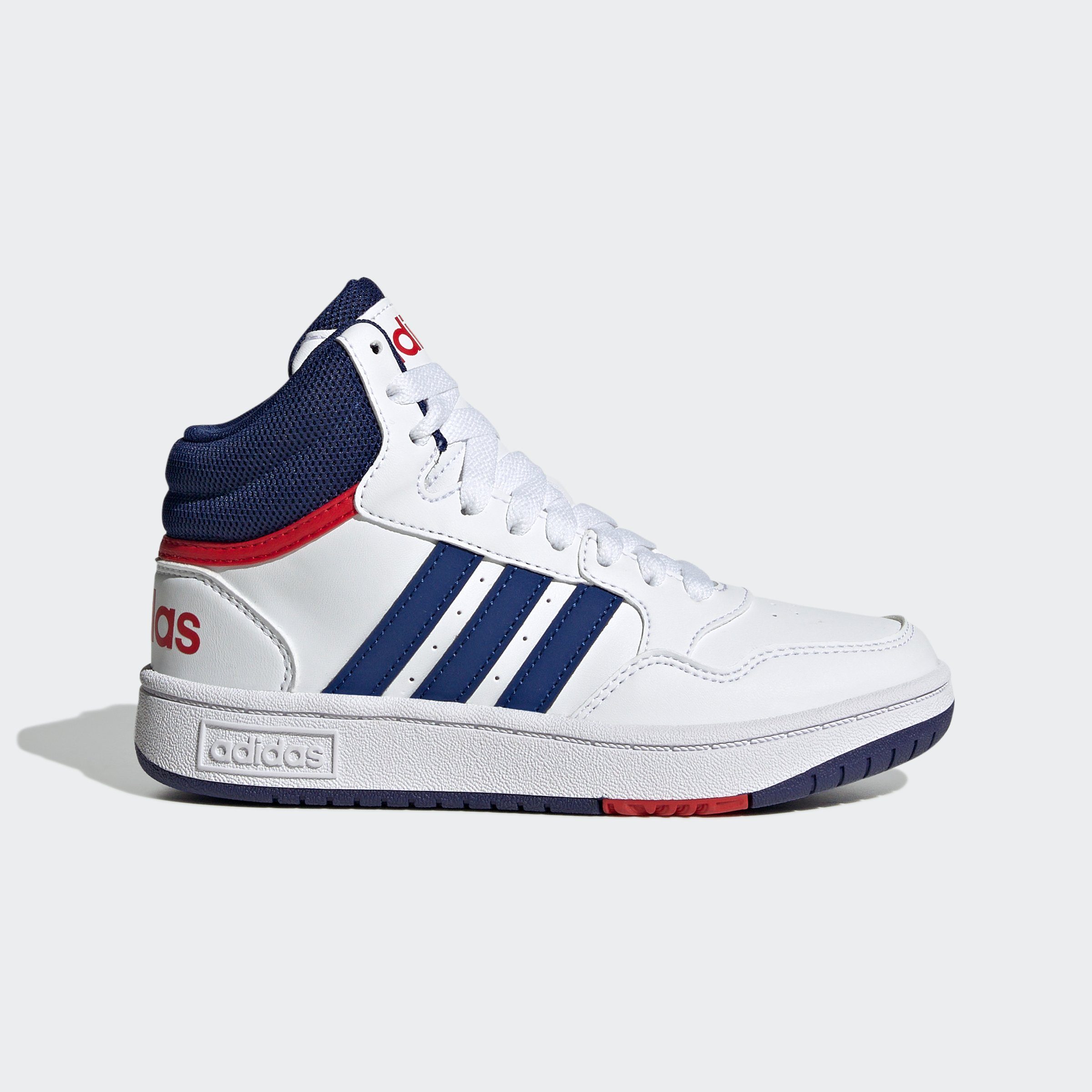 adidas Sportswear HOOPS MID Sneaker weiß-blau