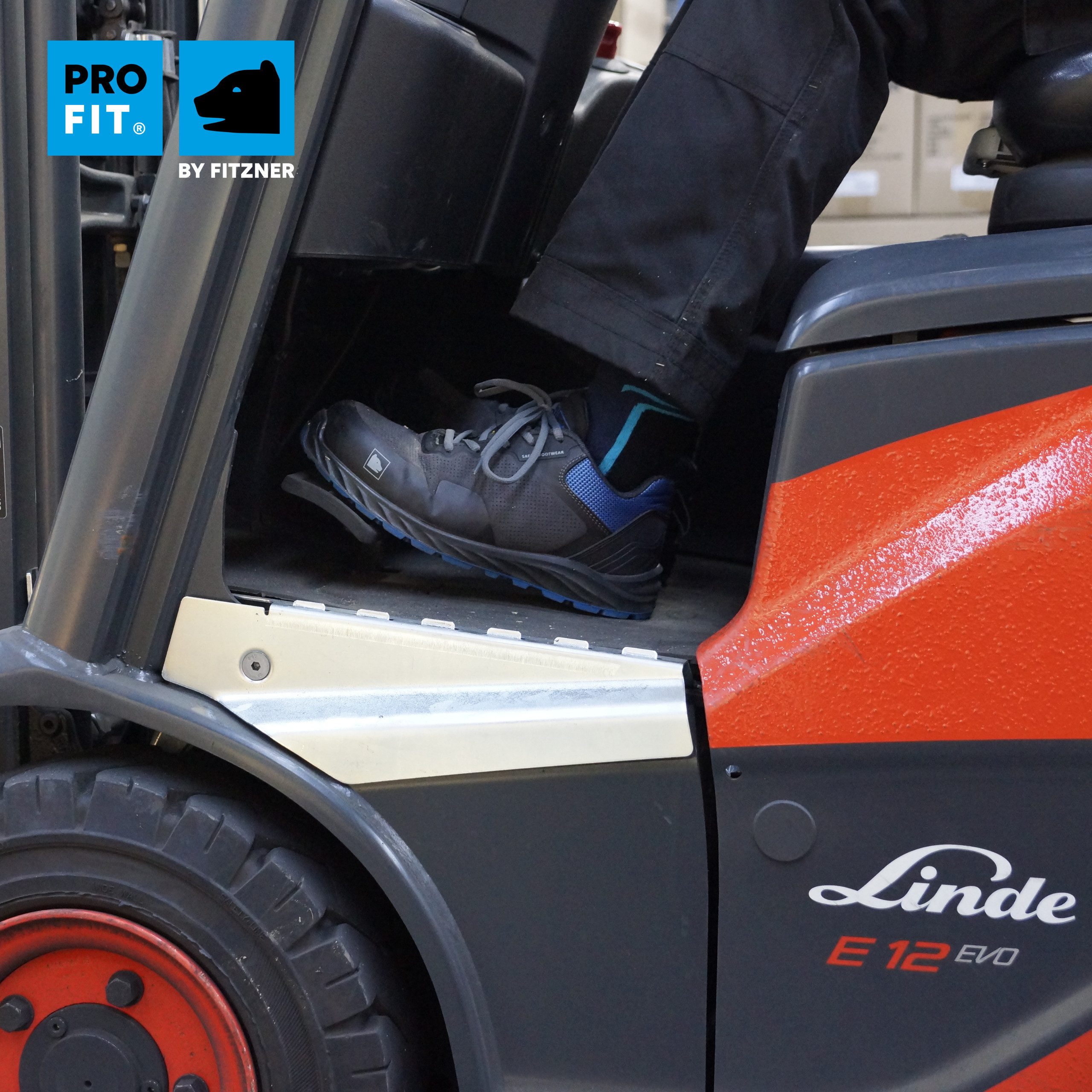 PRO FIT 142 ESD Sicherheitsschuhe S3 "Arctos L low", schwarz/blau, Arbeitsschuh (1, Paar) Metallfrei, Atmungsaktiv, Kunststoffkappe