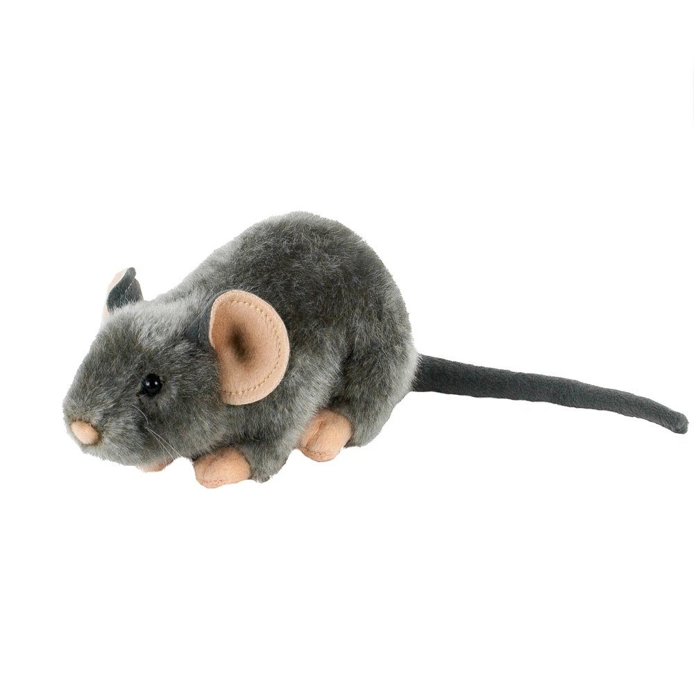 Teddys Rothenburg Kuscheltier Maus grau 30 cm Plüschmaus