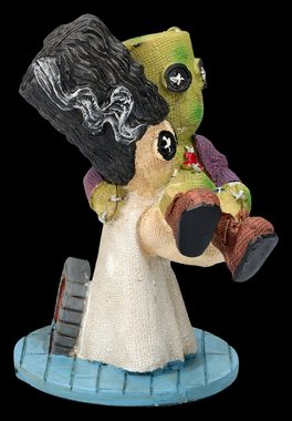 Figuren Shop GmbH Dekofigur Pinheads Figur - Frankensteins Monster wird von Braut getragen lustige