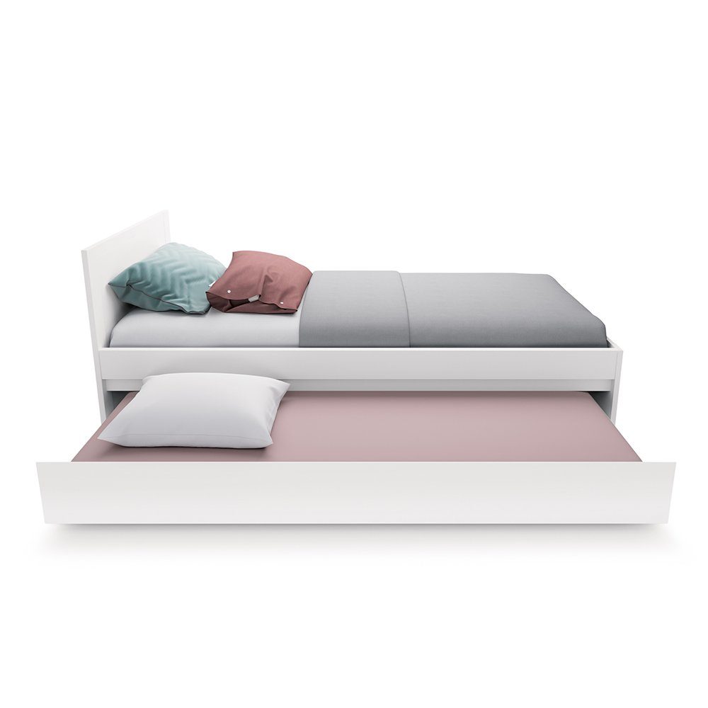 Lomadox Bettgestell NAVA-129, Bett, Bettschublade, 120x200cm günstig online kaufen