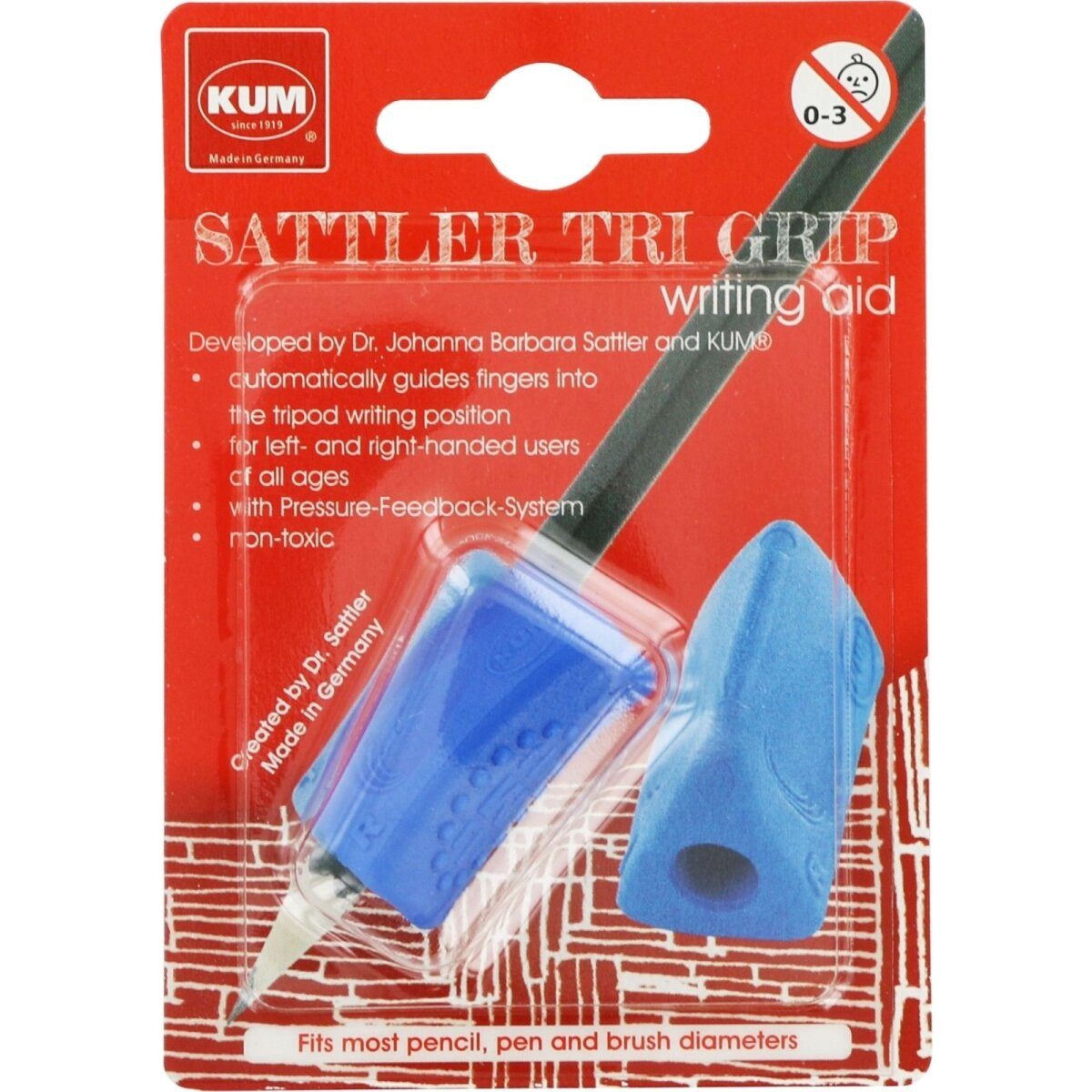 KUM Vokabelheft Schreibhilfe Sattler Grip farbig sortiert Blister – Bild 2 von 2