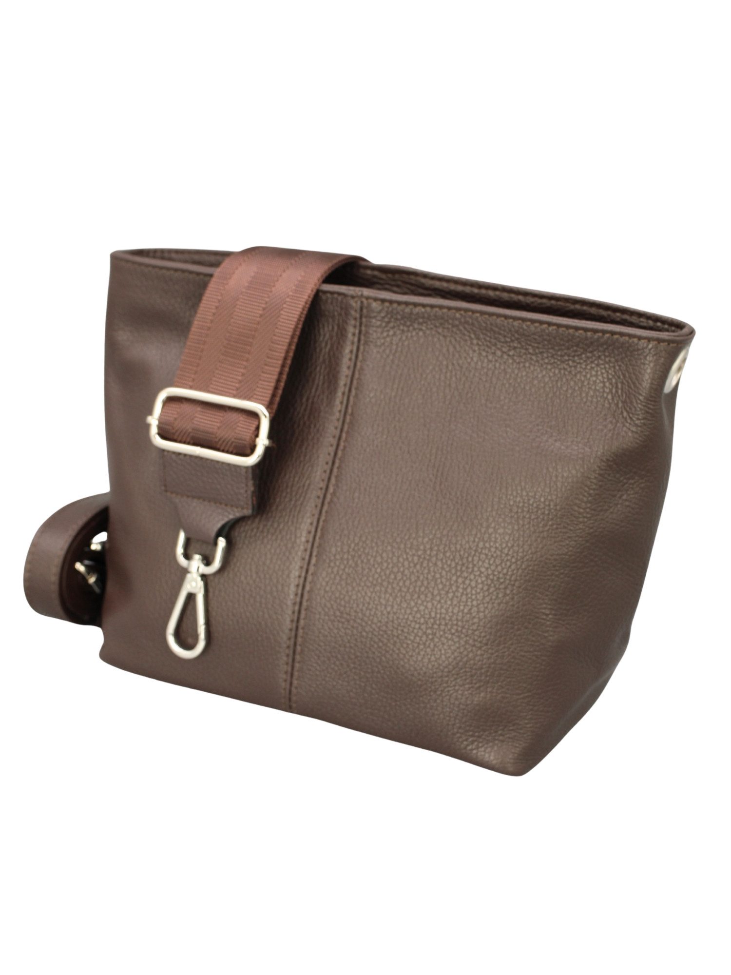 Adel Bags Schultertasche Vera Echt Leder Umhängetasche mit Innenfächern – 10 Farben, echtes Leder